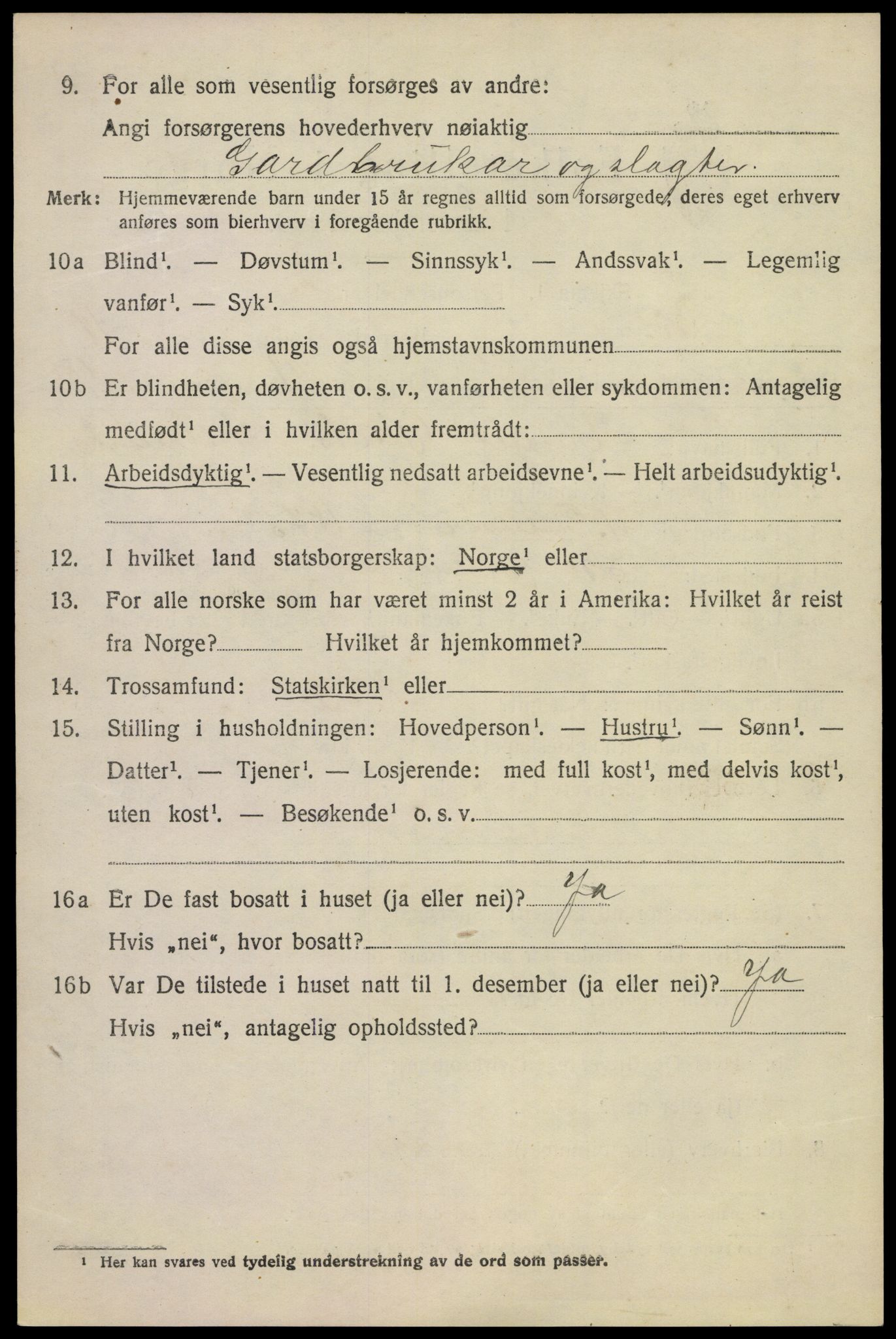 SAKO, 1920 census for Bø (Telemark), 1920, p. 6691