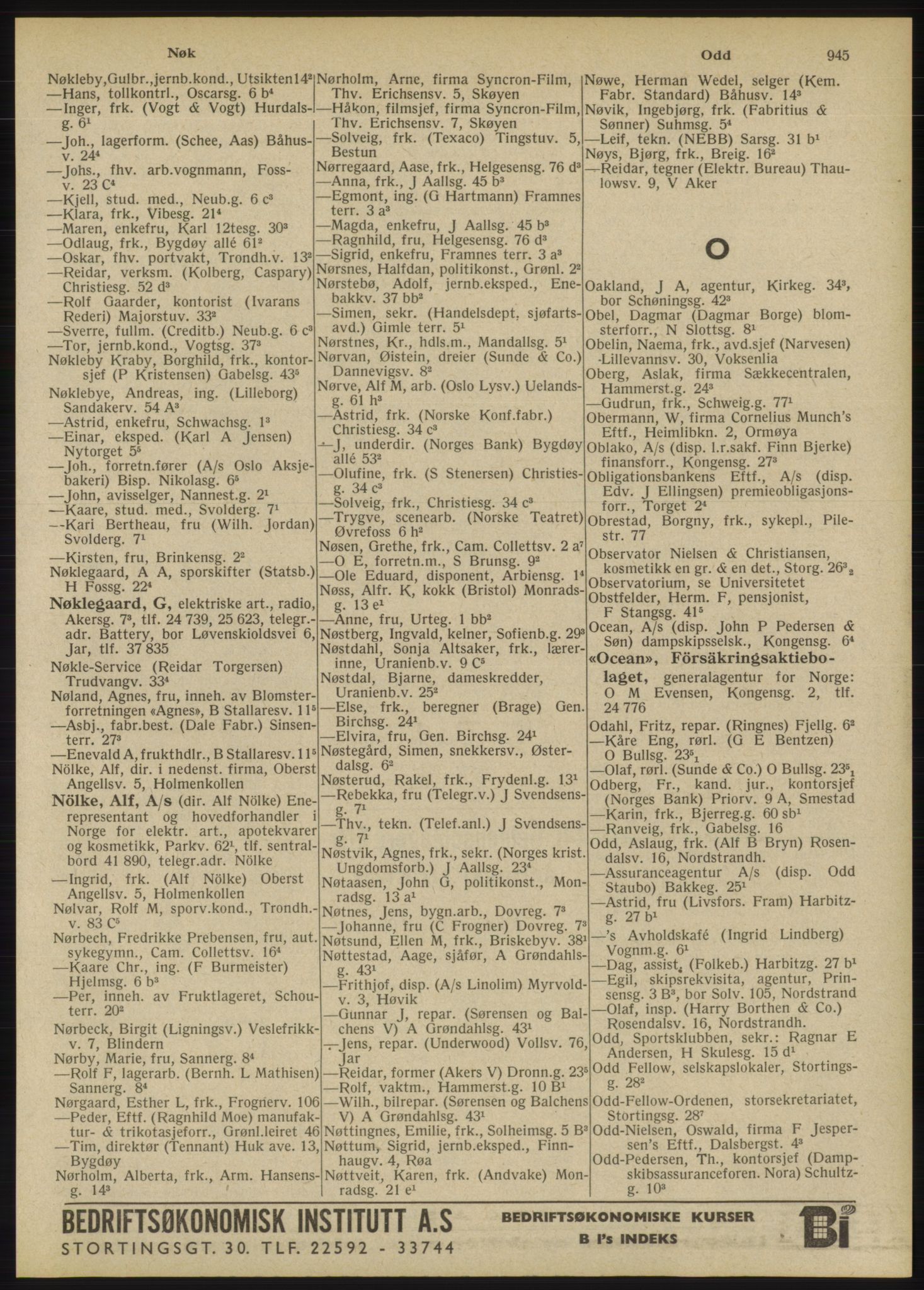 Kristiania/Oslo adressebok, PUBL/-, 1946, p. 945