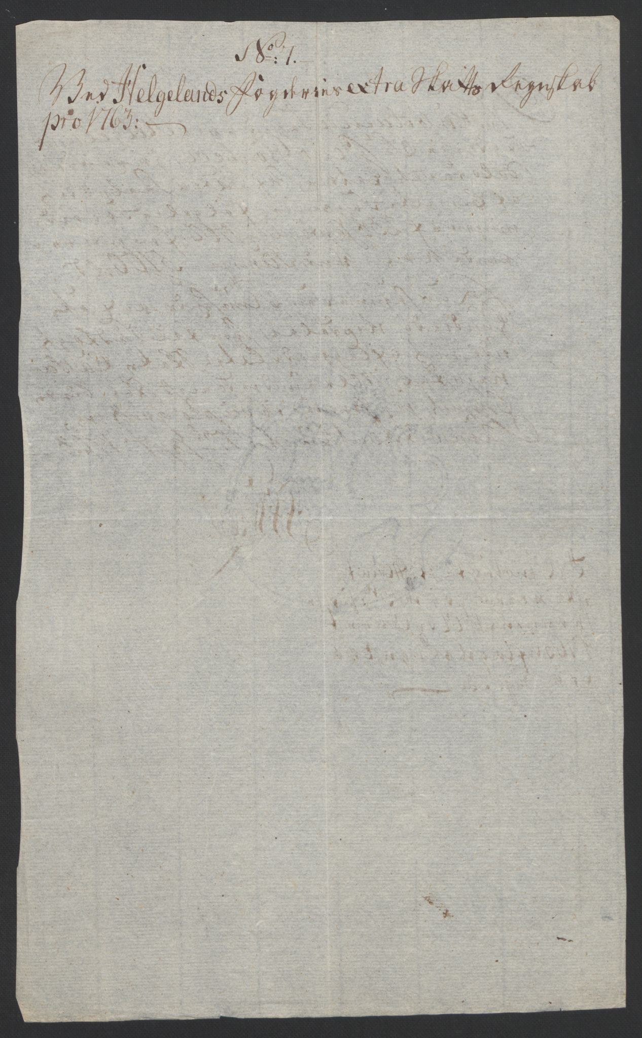 Rentekammeret inntil 1814, Reviderte regnskaper, Fogderegnskap, AV/RA-EA-4092/R65/L4573: Ekstraskatten Helgeland, 1762-1772, p. 43