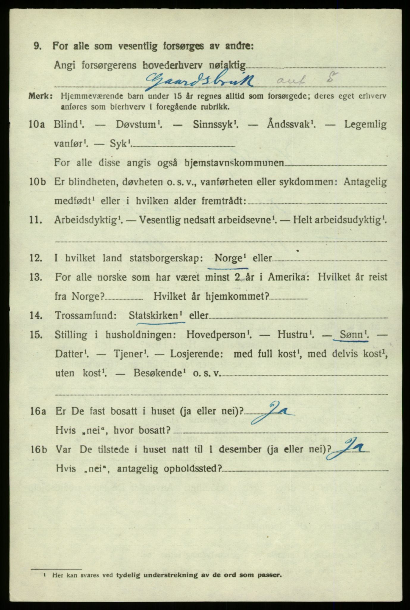 SAB, 1920 census for Herdla, 1920, p. 4874