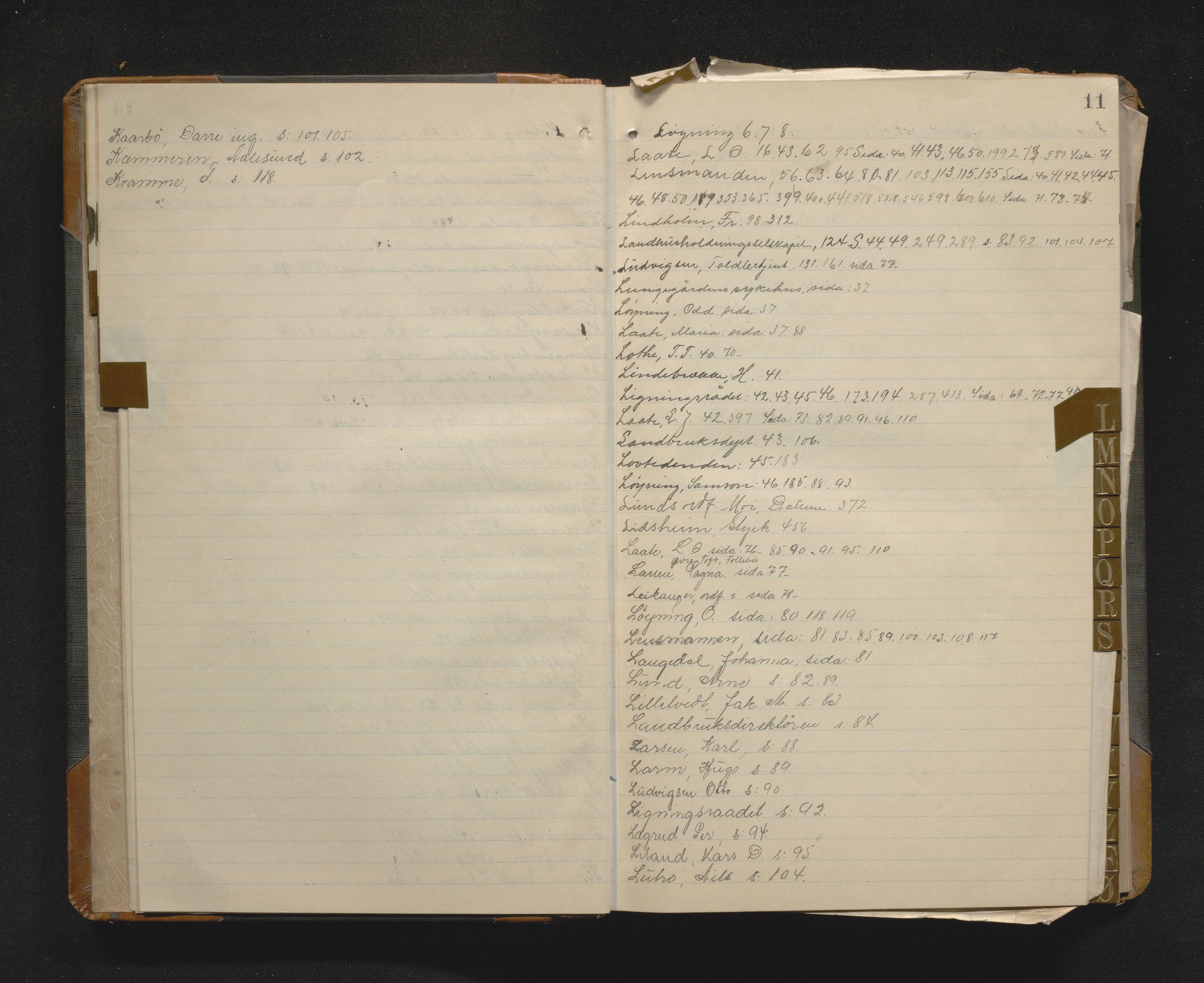 Odda kommune. Formannskapet, IKAH/1228-021/C/Ca/L0003: Postjournal, utgåande skriv, 1914-1918