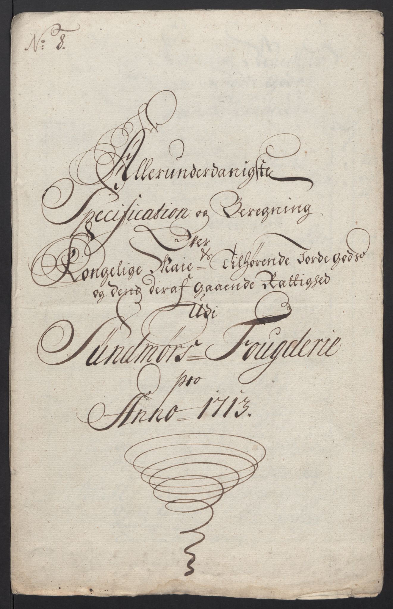 Rentekammeret inntil 1814, Reviderte regnskaper, Fogderegnskap, RA/EA-4092/R54/L3565: Fogderegnskap Sunnmøre, 1712-1713, p. 461
