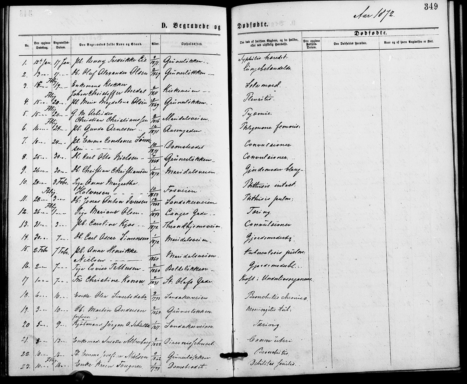 Gamle Aker prestekontor Kirkebøker, AV/SAO-A-10617a/G/L0003: Parish register (copy) no. 3, 1869-1874, p. 349