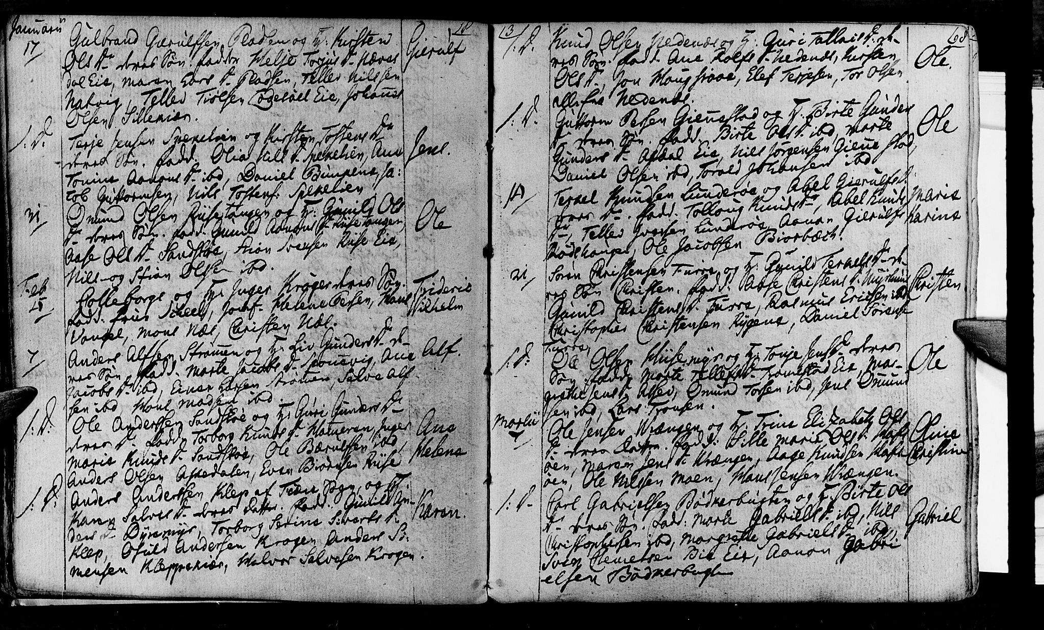 Øyestad sokneprestkontor, AV/SAK-1111-0049/F/Fa/L0011: Parish register (official) no. A 11, 1805-1824, p. 68