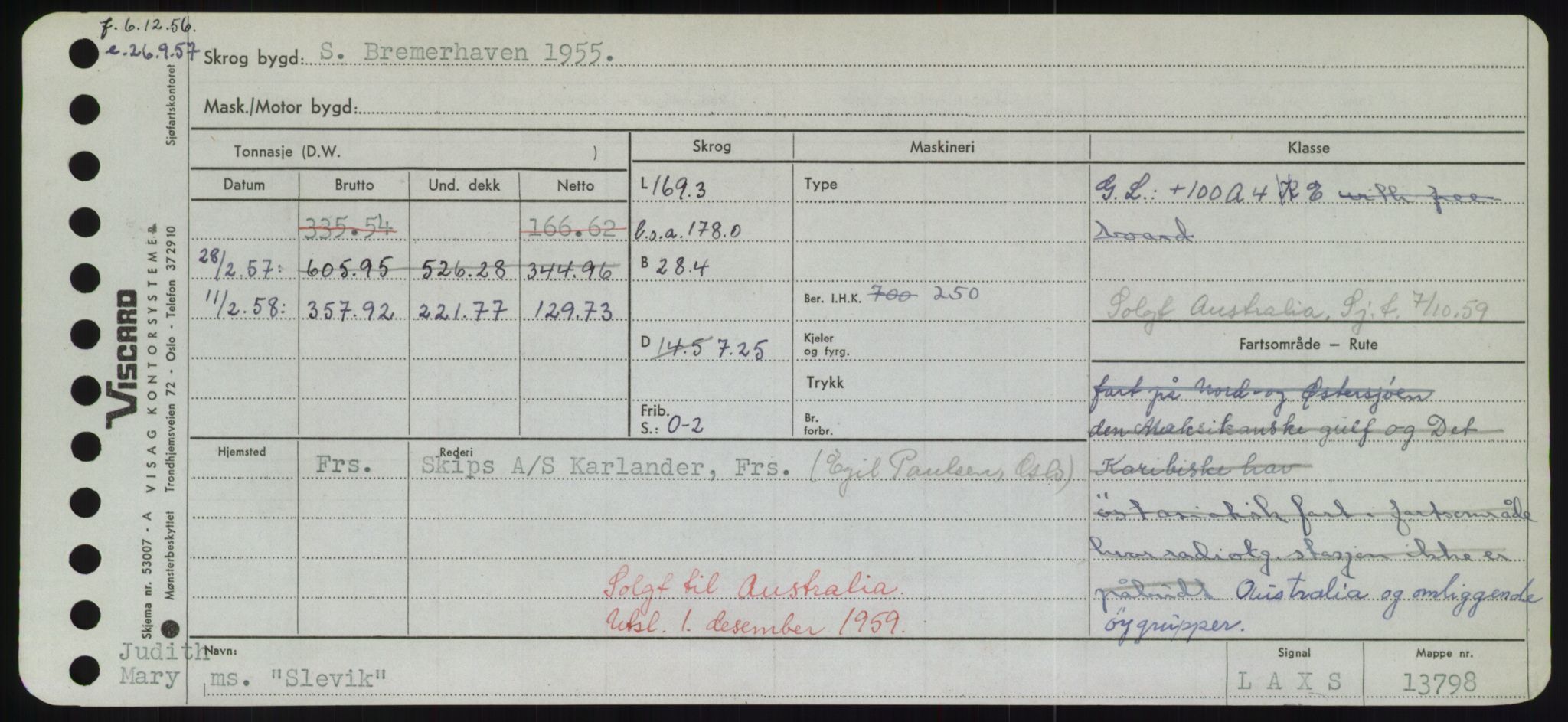 Sjøfartsdirektoratet med forløpere, Skipsmålingen, RA/S-1627/H/Hd/L0034: Fartøy, Sk-Slå, p. 469