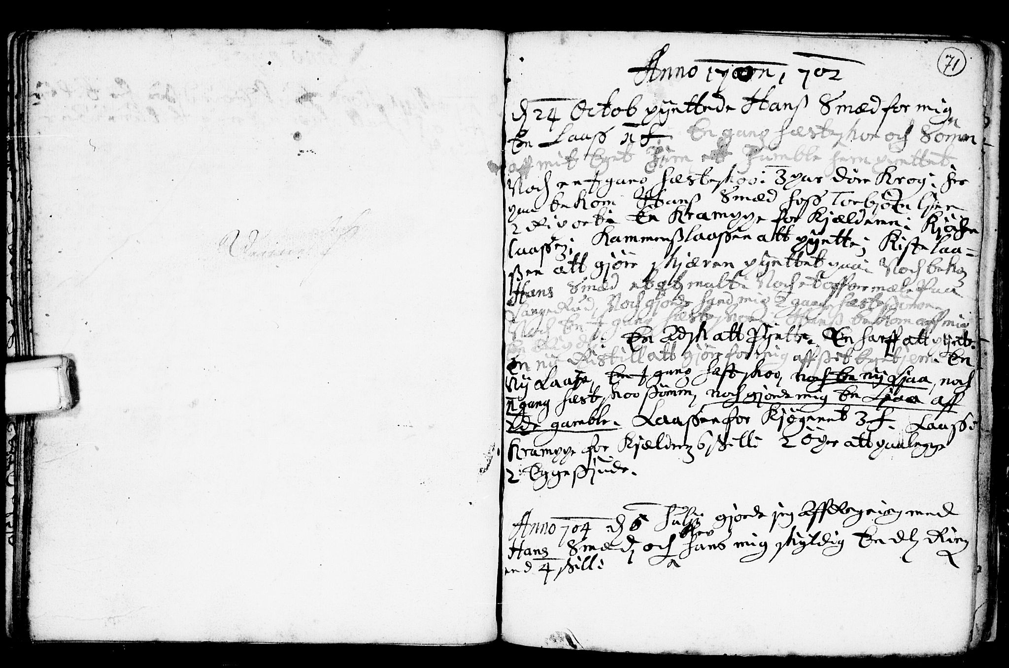 Heddal kirkebøker, SAKO/A-268/F/Fa/L0001: Parish register (official) no. I 1, 1648-1699, p. 71