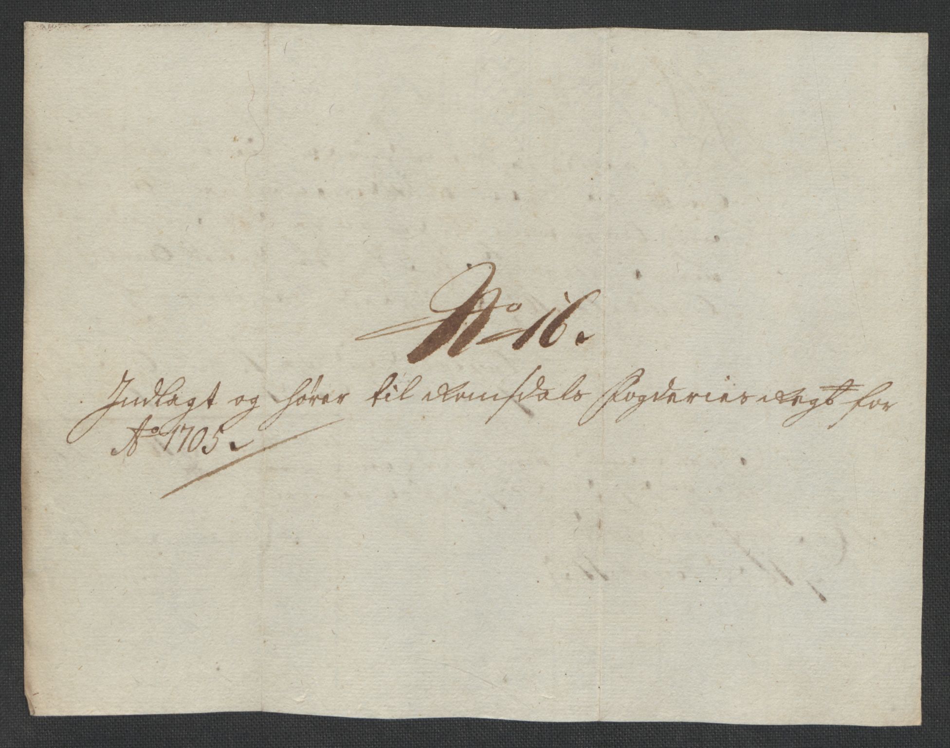 Rentekammeret inntil 1814, Reviderte regnskaper, Fogderegnskap, AV/RA-EA-4092/R55/L3656: Fogderegnskap Romsdal, 1703-1705, p. 477