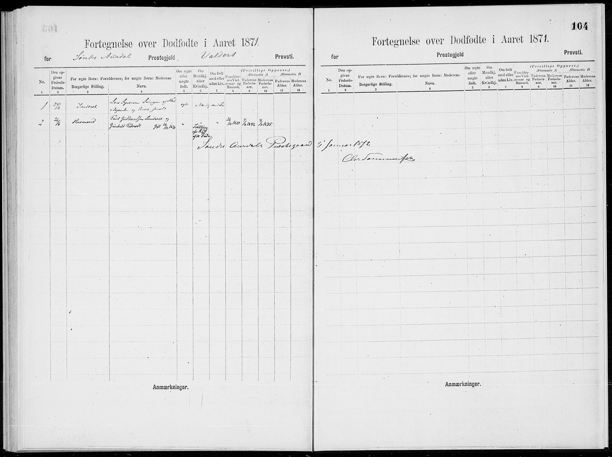 Sør-Aurdal prestekontor, AV/SAH-PREST-128/H/Ha/Haa/L0000: Parish register (official), 1866-1872, p. 104