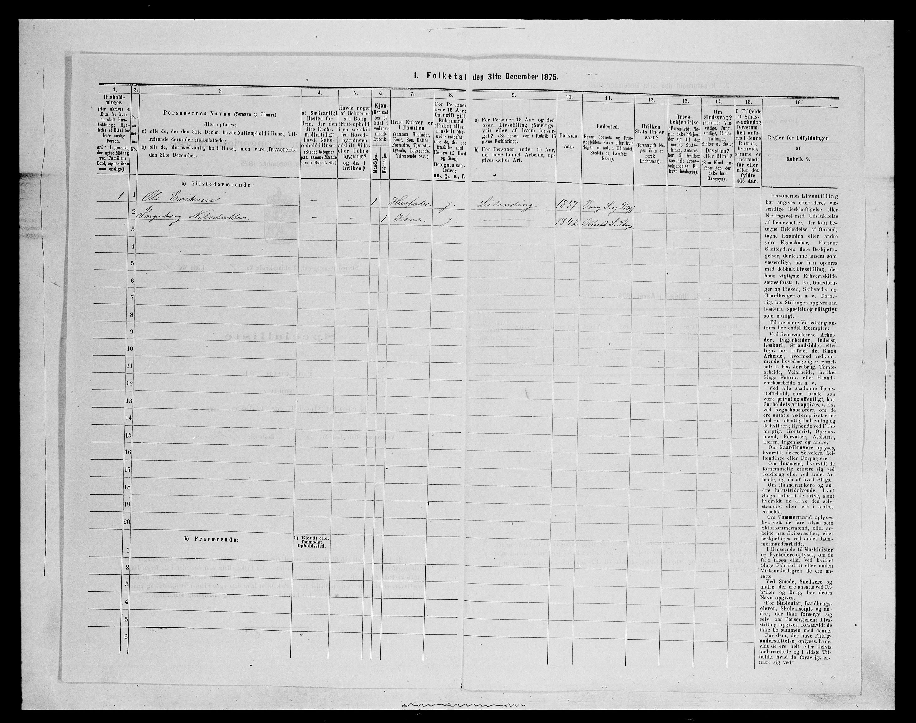 SAH, 1875 census for 0417P Stange, 1875, p. 135