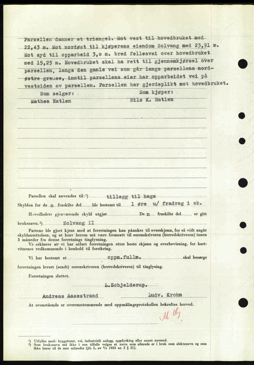 Nordre Sunnmøre sorenskriveri, AV/SAT-A-0006/1/2/2C/2Ca: Mortgage book no. A32, 1949-1949, Diary no: : 2418/1949