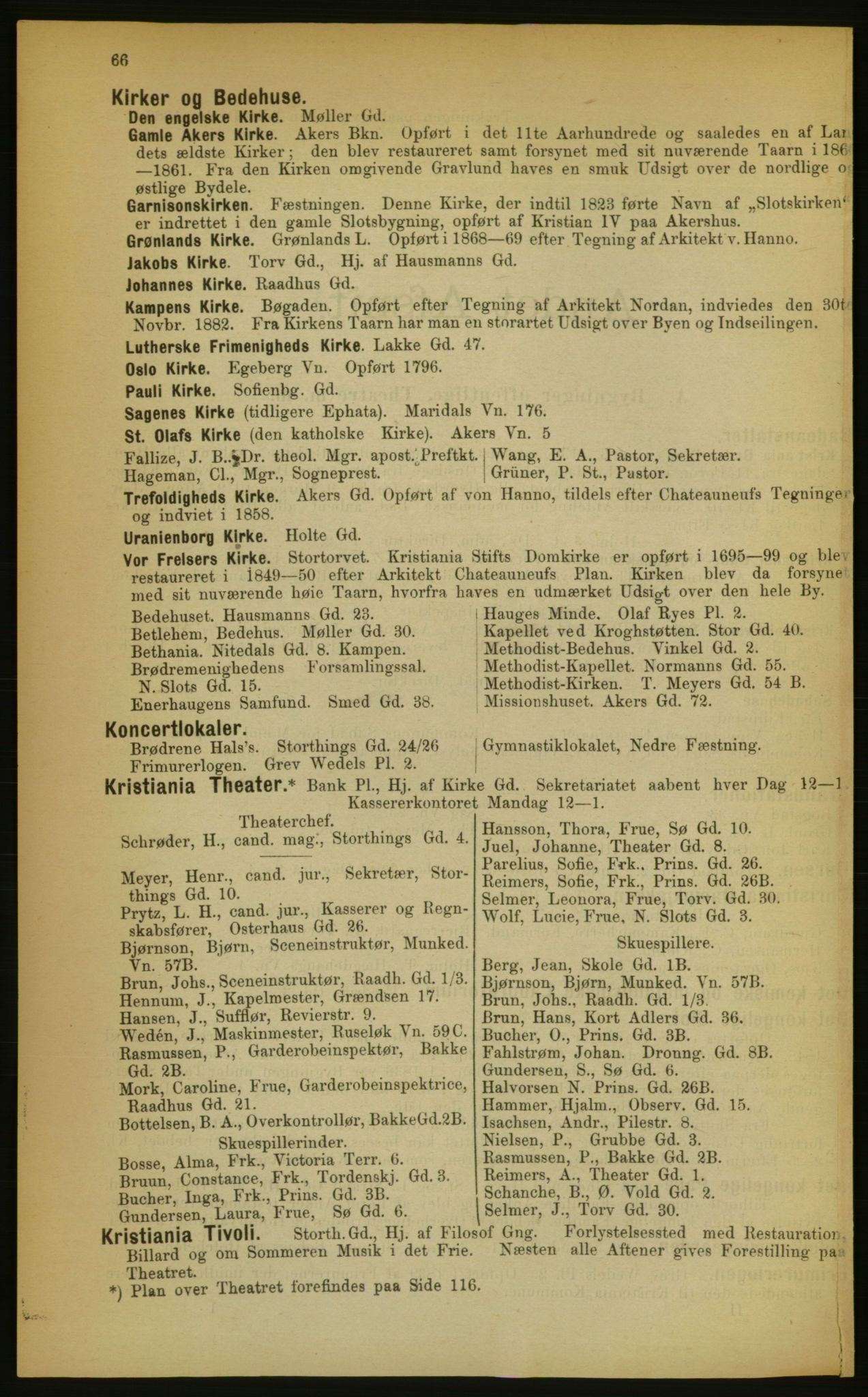 Kristiania/Oslo adressebok, PUBL/-, 1889, p. 66