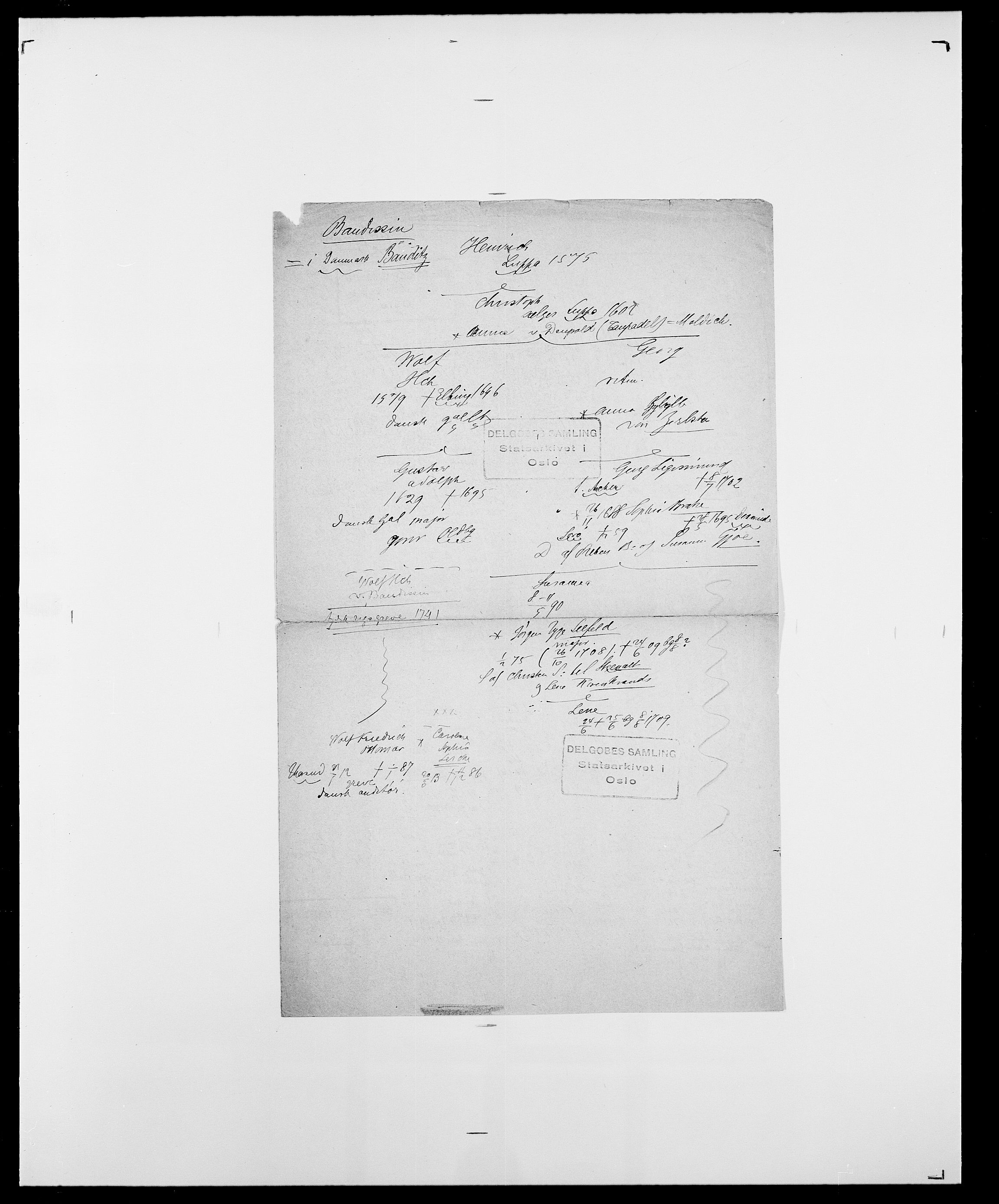 Delgobe, Charles Antoine - samling, SAO/PAO-0038/D/Da/L0003: Barca - Bergen, p. 437