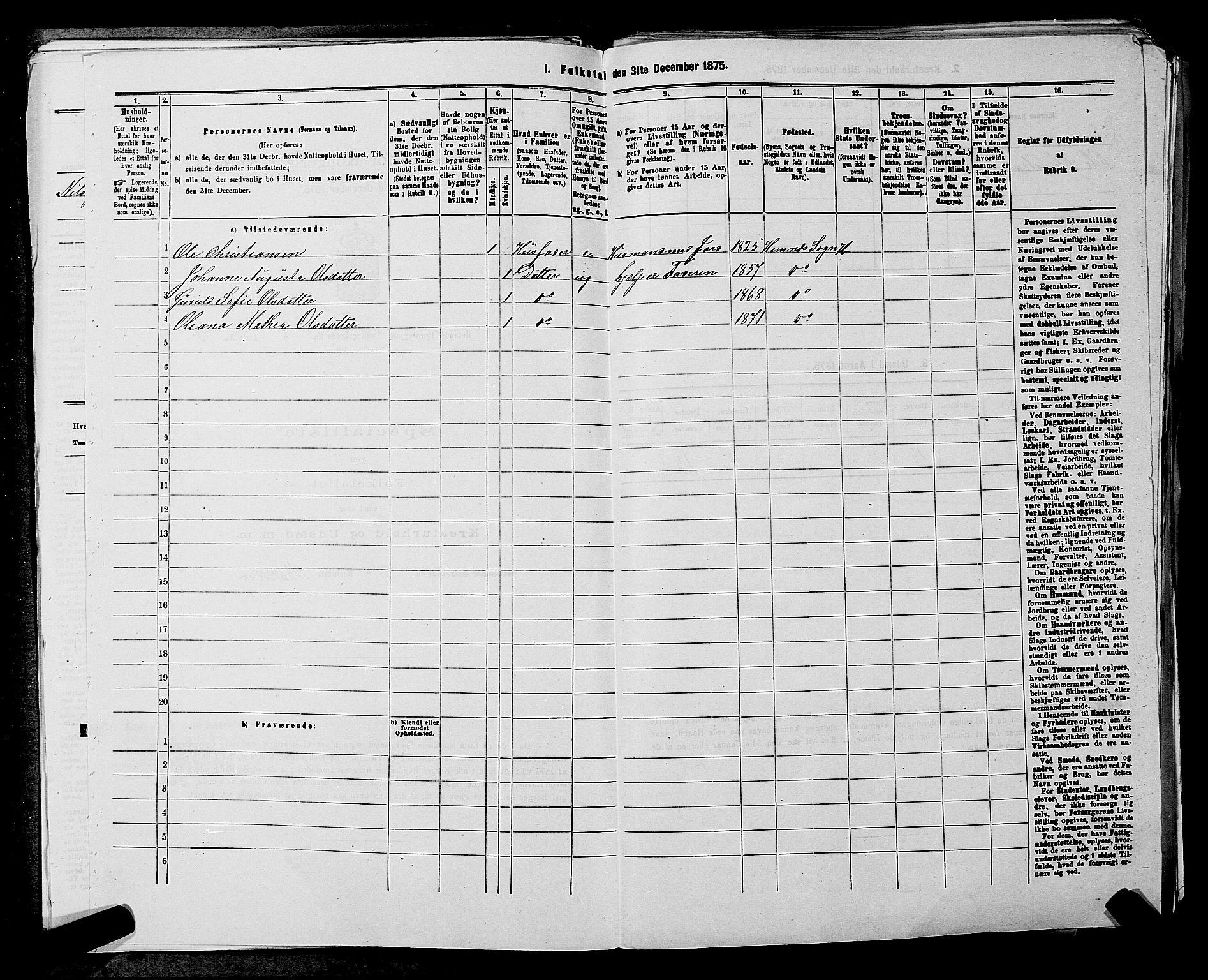 RA, 1875 census for 0221P Høland, 1875, p. 1234