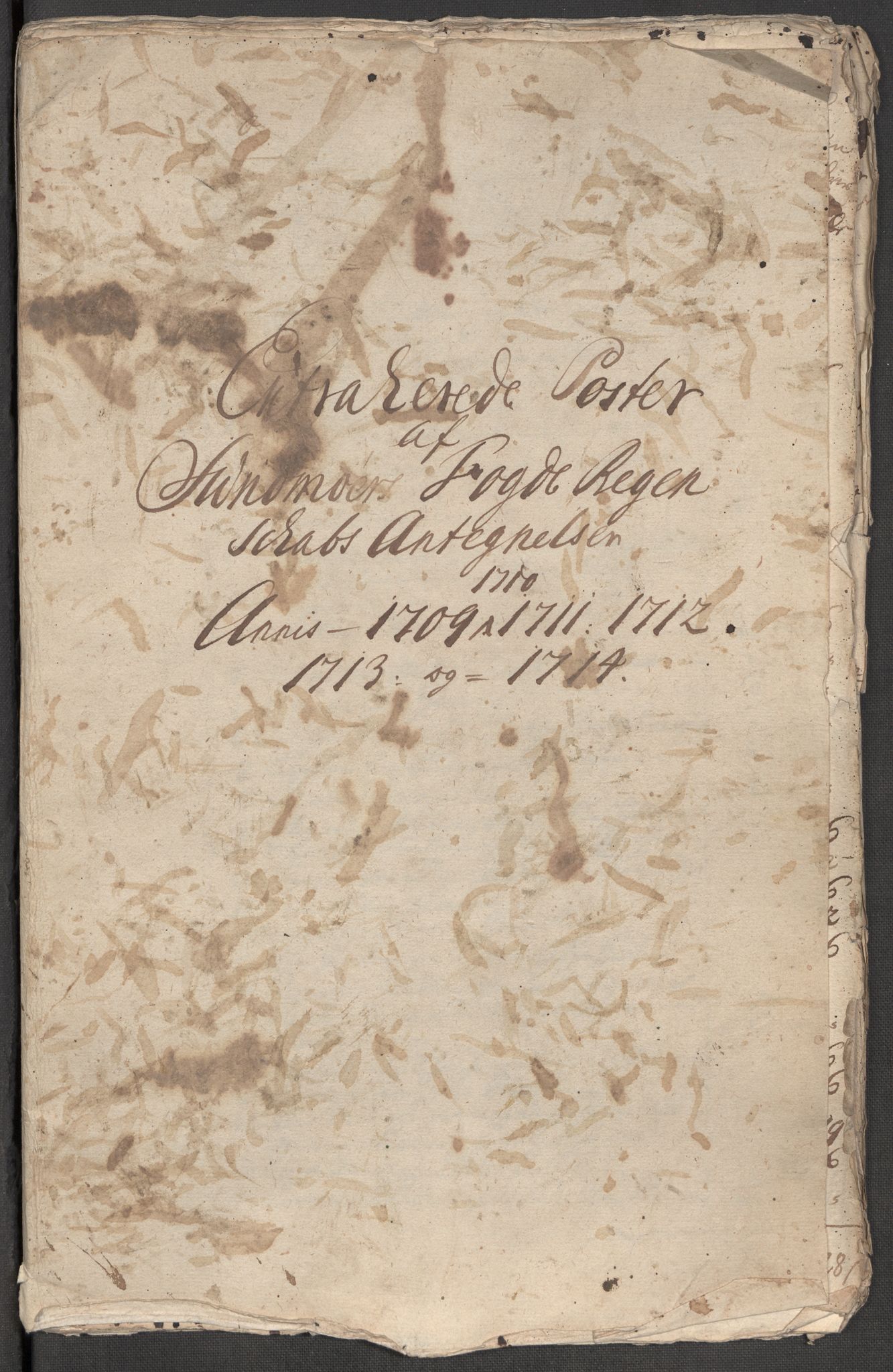 Rentekammeret inntil 1814, Reviderte regnskaper, Fogderegnskap, RA/EA-4092/R54/L3566: Fogderegnskap Sunnmøre, 1714, p. 454