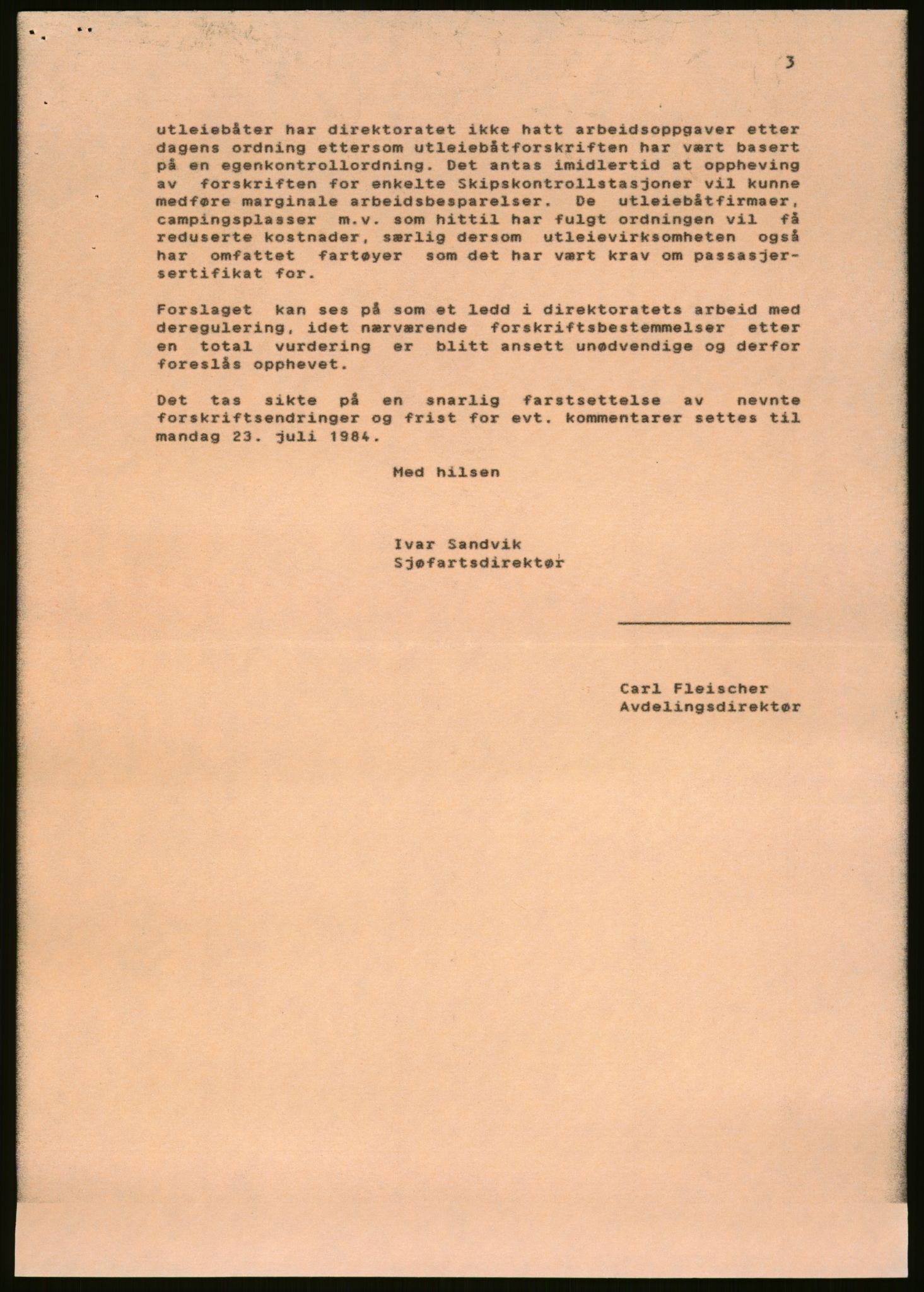 Sjøfartsdirektoratet med forløpere, generelt arkiv, AV/RA-S-1407/D/Du/Duc/L0642/0001: Skipskontrollen - Forskrifter / Forskrift om utleiebåter (2 mapper), 1978-1987, p. 465