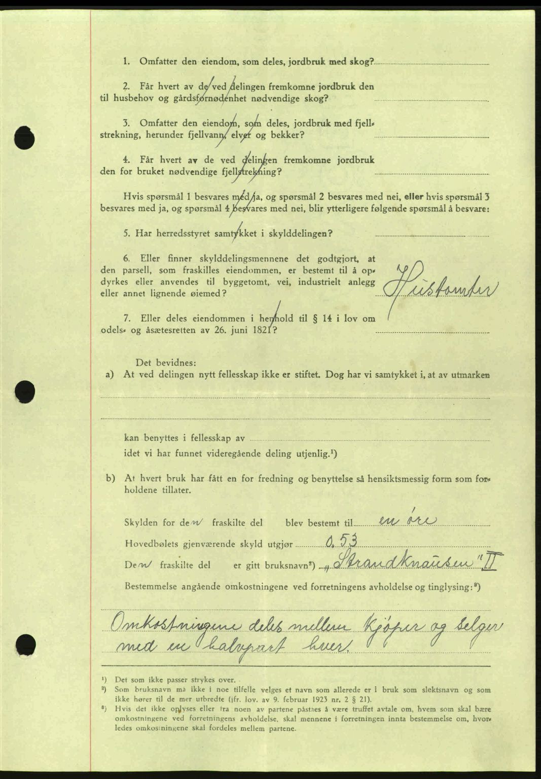 Nordmøre sorenskriveri, AV/SAT-A-4132/1/2/2Ca: Mortgage book no. A98, 1944-1944, Diary no: : 1896/1944