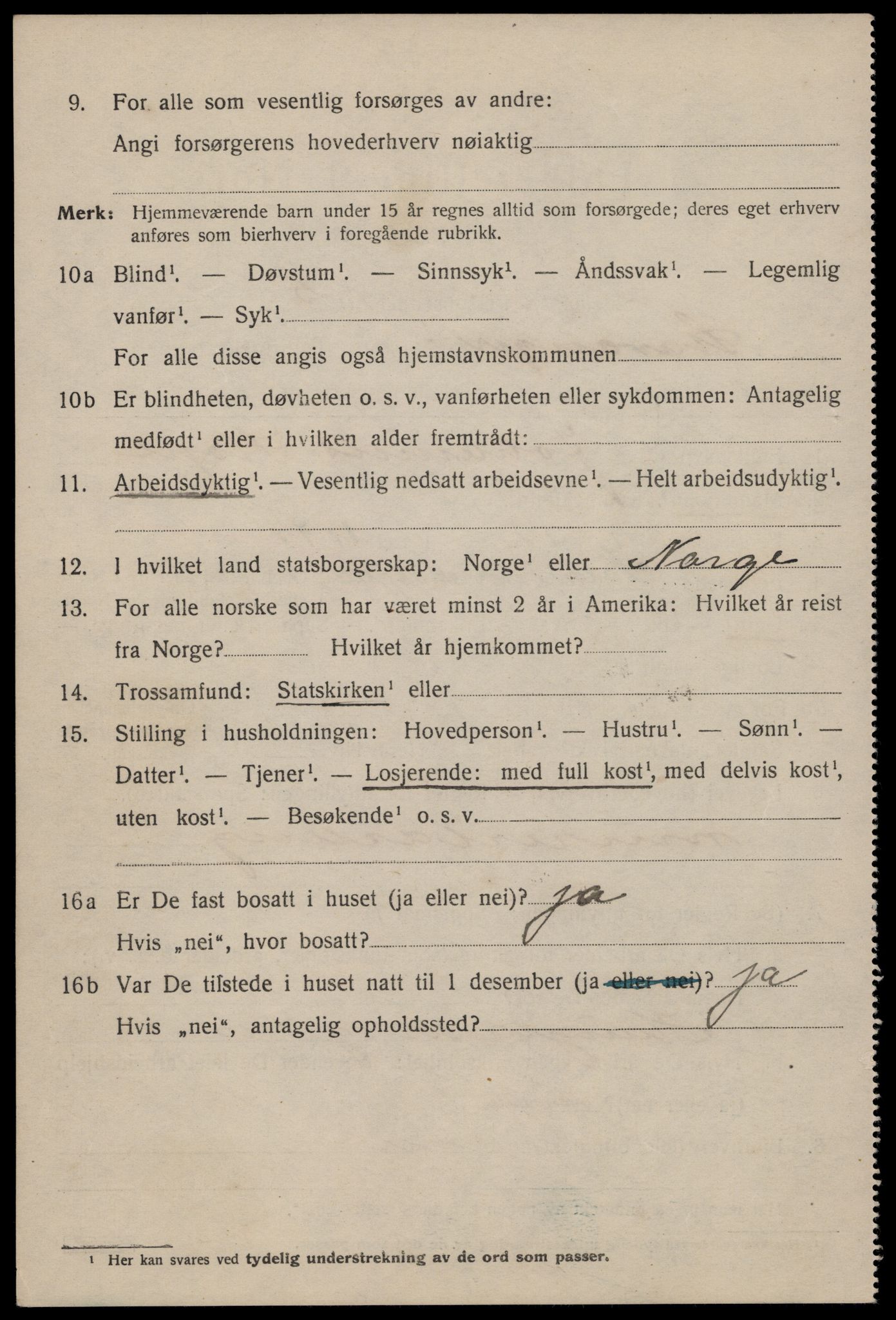 SAST, 1920 census for Stavanger, 1920, p. 99751
