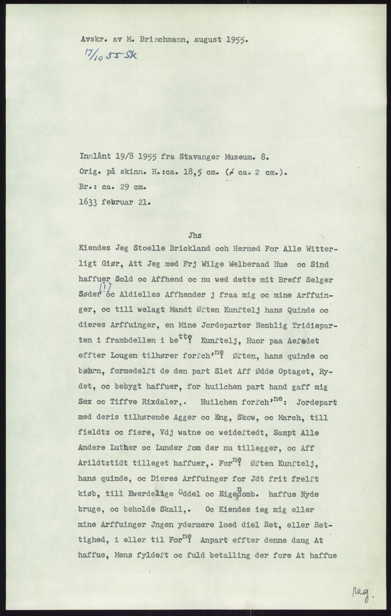 Samlinger til kildeutgivelse, Diplomavskriftsamlingen, AV/RA-EA-4053/H/Ha, p. 3085