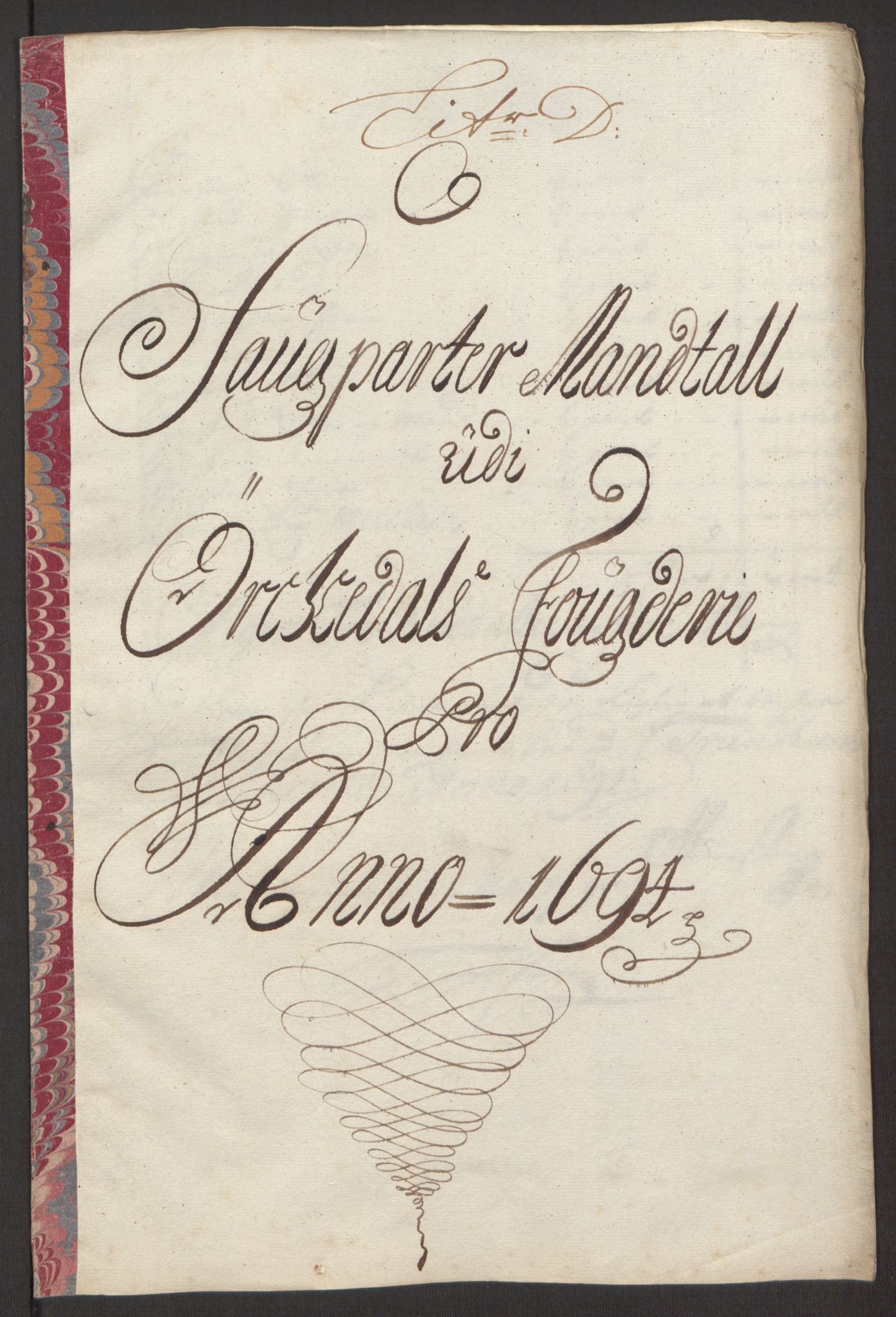 Rentekammeret inntil 1814, Reviderte regnskaper, Fogderegnskap, RA/EA-4092/R60/L3944: Fogderegnskap Orkdal og Gauldal, 1694, p. 80