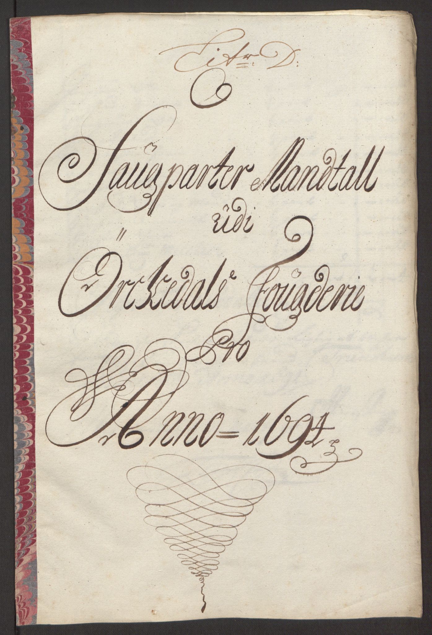 Rentekammeret inntil 1814, Reviderte regnskaper, Fogderegnskap, AV/RA-EA-4092/R60/L3944: Fogderegnskap Orkdal og Gauldal, 1694, p. 80