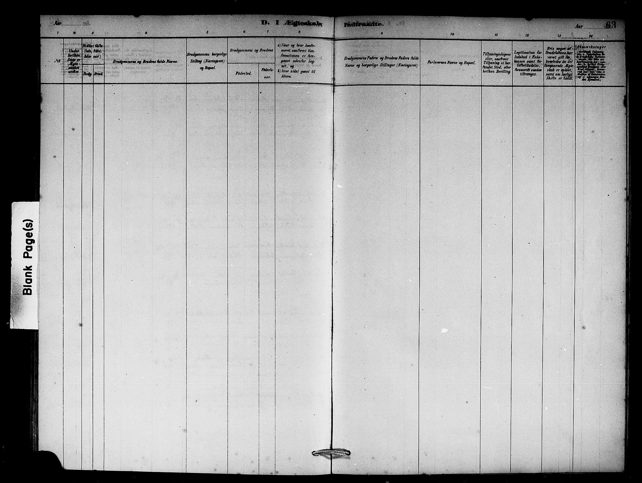 Vik sokneprestembete, AV/SAB-A-81501/H/Hab/Habb/L0002: Parish register (copy) no. B 2, 1878-1893, p. 63