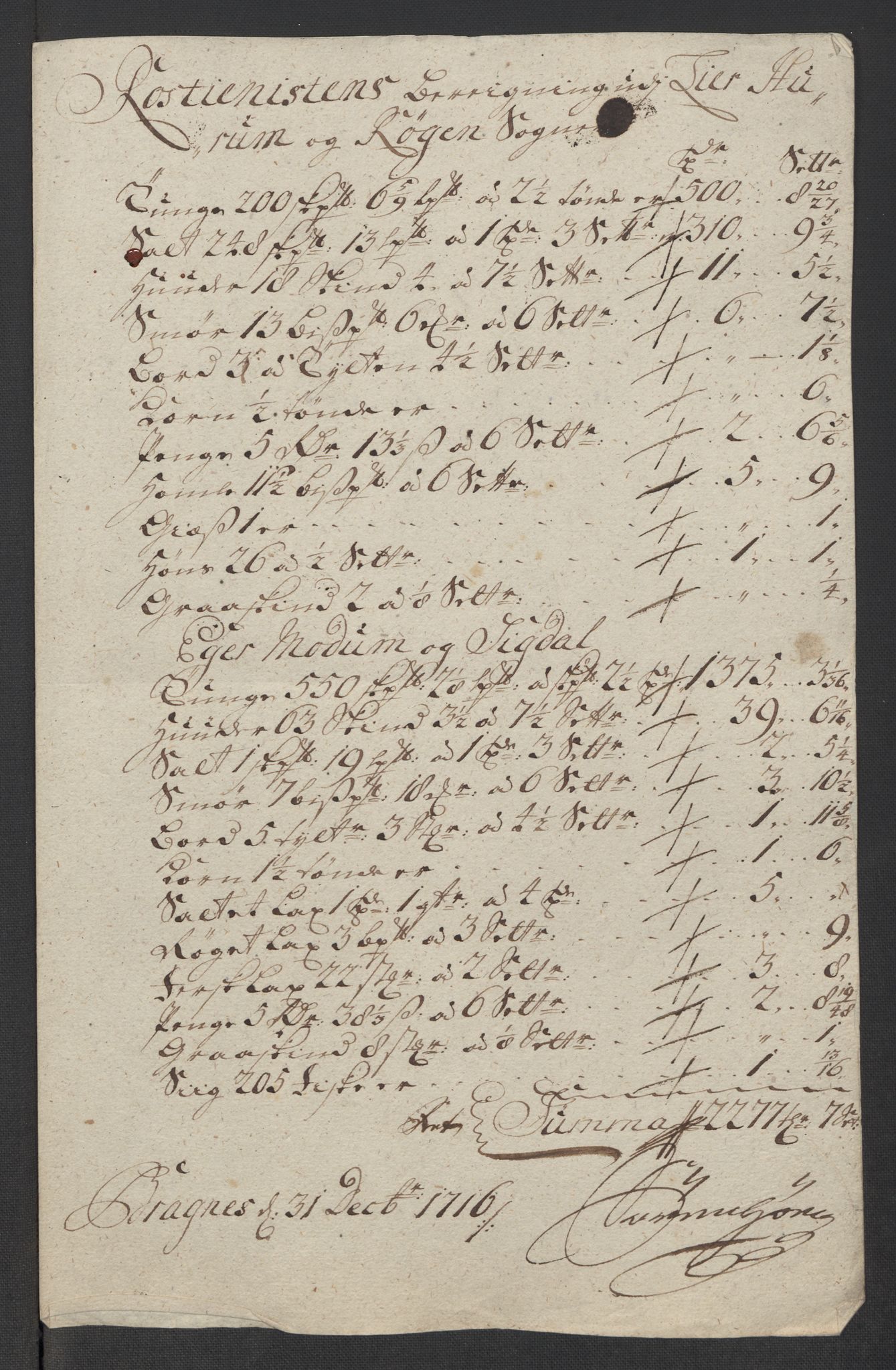 Rentekammeret inntil 1814, Reviderte regnskaper, Fogderegnskap, RA/EA-4092/R31/L1710: Fogderegnskap Hurum, Røyken, Eiker, Lier og Buskerud, 1715-1716, p. 317