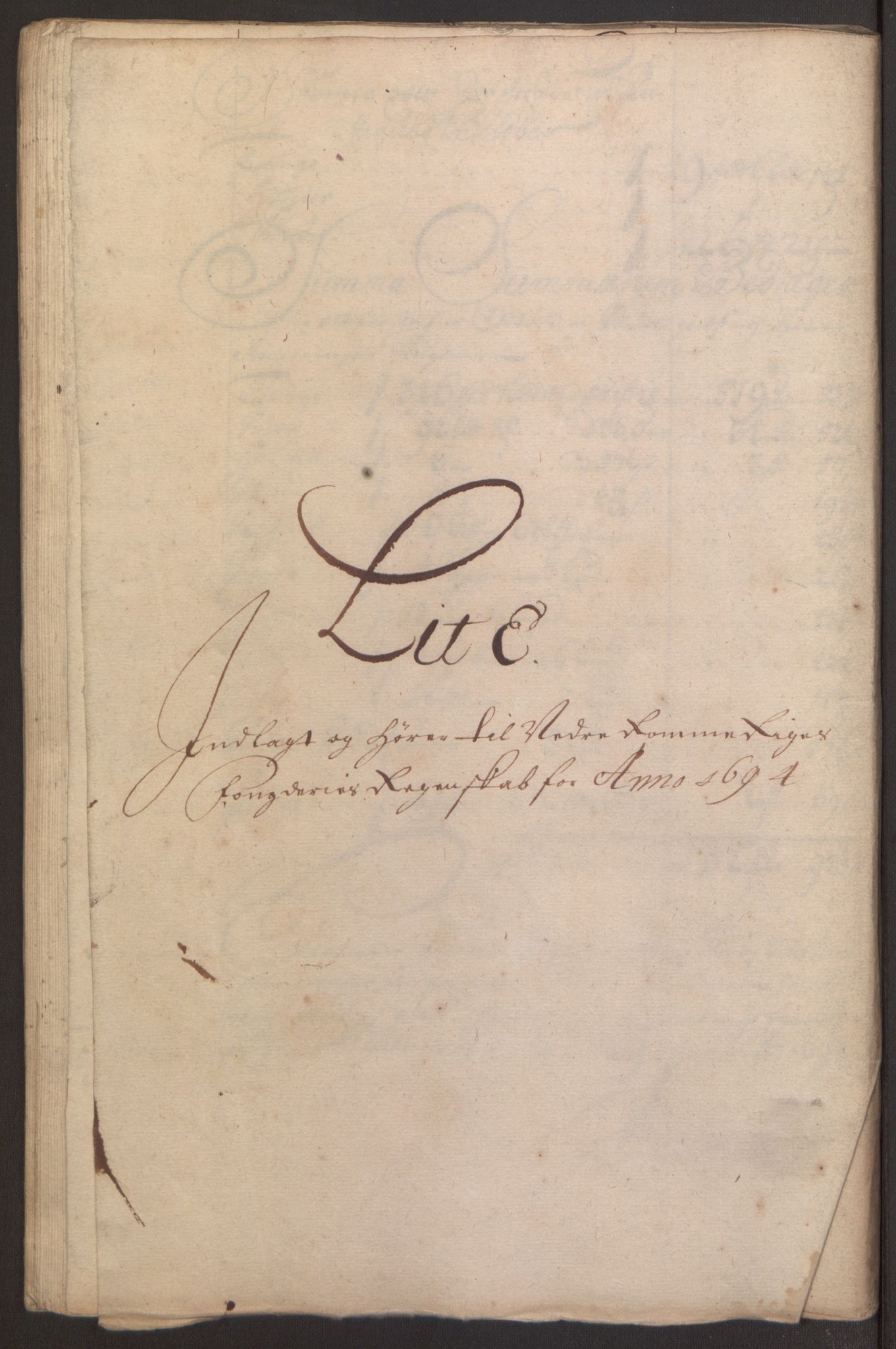 Rentekammeret inntil 1814, Reviderte regnskaper, Fogderegnskap, RA/EA-4092/R11/L0579: Fogderegnskap Nedre Romerike, 1694-1695, p. 164