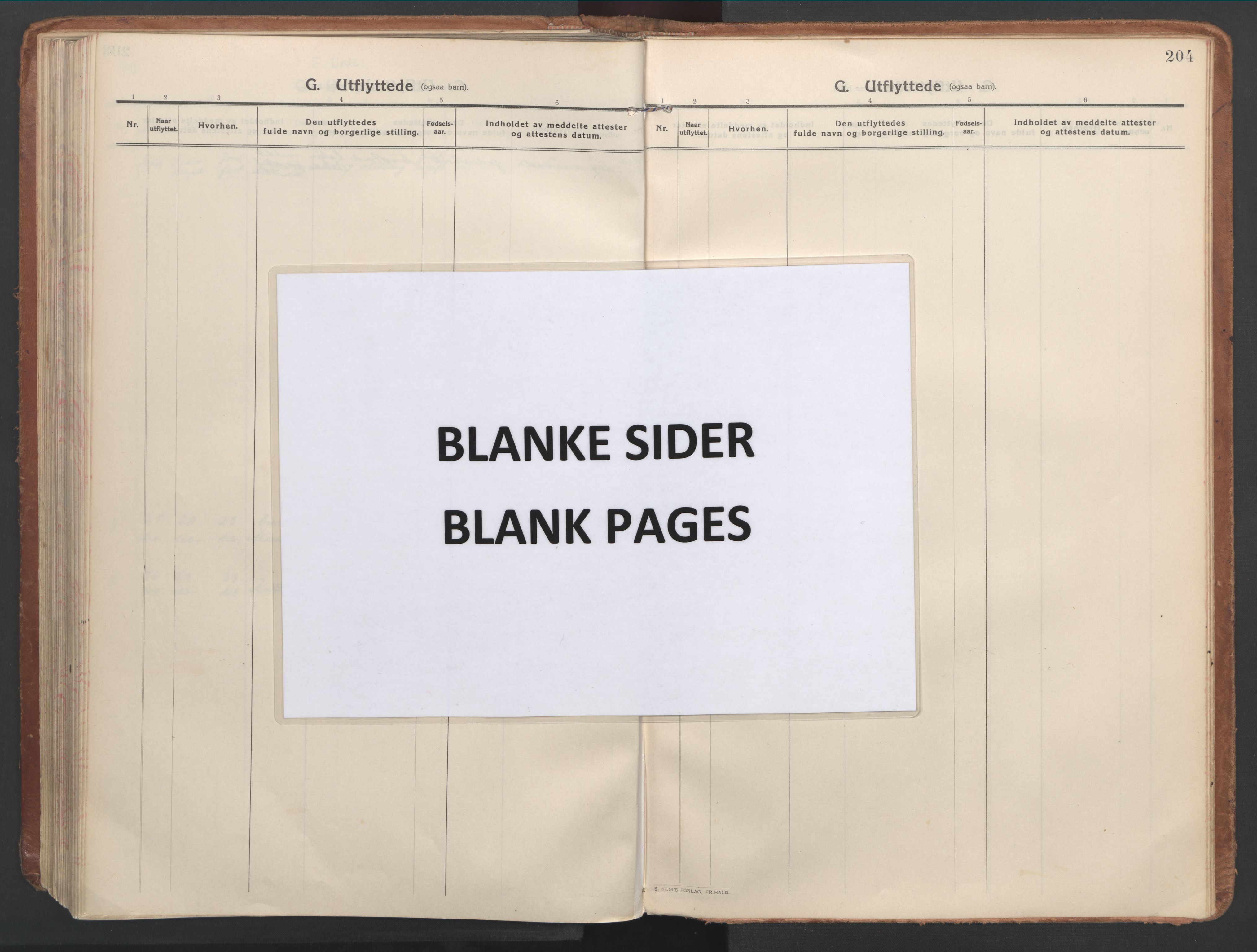 Ministerialprotokoller, klokkerbøker og fødselsregistre - Møre og Romsdal, SAT/A-1454/514/L0200: Parish register (official) no. 514A02, 1913-1943, p. 204