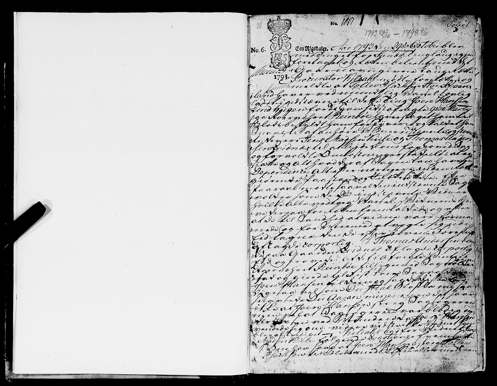 Senja og Tromsø sorenskriveri , SATØ/SATØ-31/F/Fa/L0058: Justisprotokoller/tingbøker, 1793-1798, p. 0b-1a