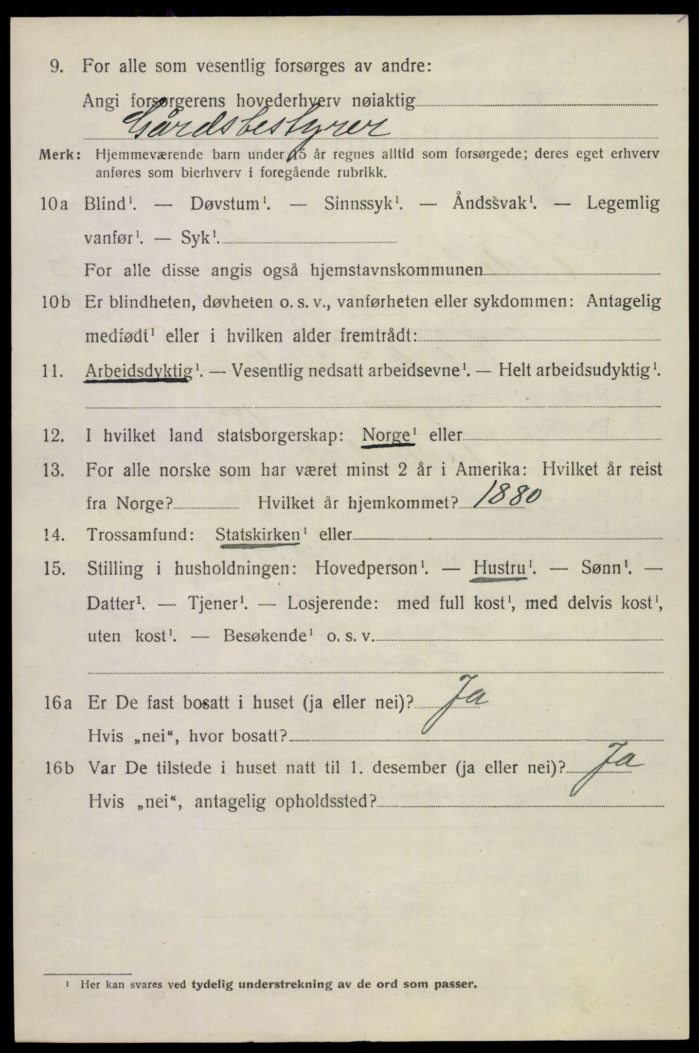 SAKO, 1920 census for Andebu, 1920, p. 5081