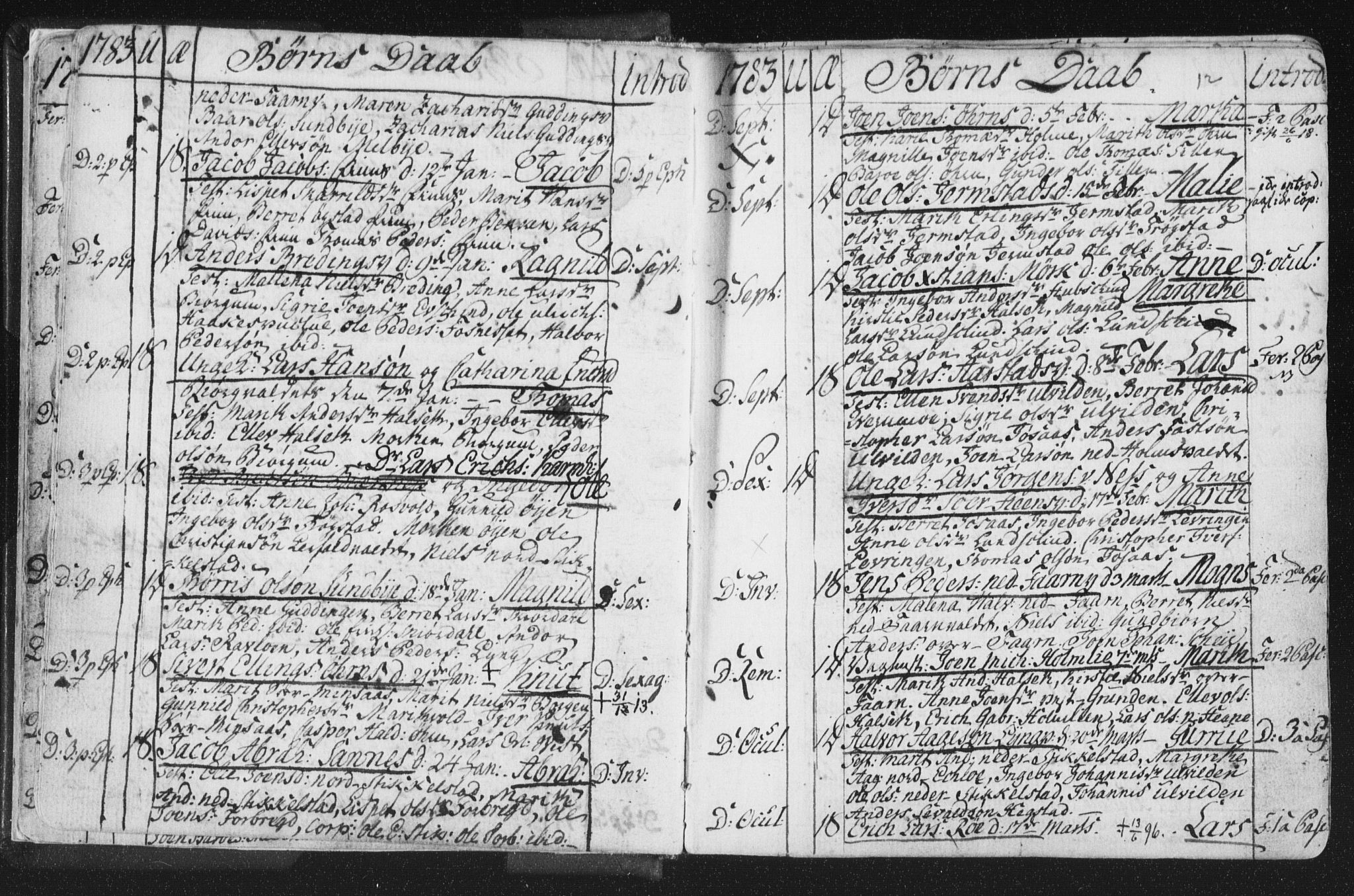 Ministerialprotokoller, klokkerbøker og fødselsregistre - Nord-Trøndelag, SAT/A-1458/723/L0232: Parish register (official) no. 723A03, 1781-1804, p. 12