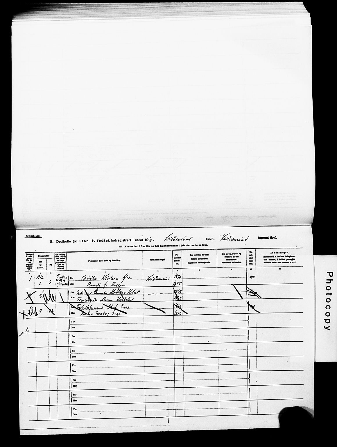 Ministerialprotokoller, klokkerbøker og fødselsregistre - Møre og Romsdal, AV/SAT-A-1454/572/L0858: Parish register (official) no. 572D02, 1903-1912