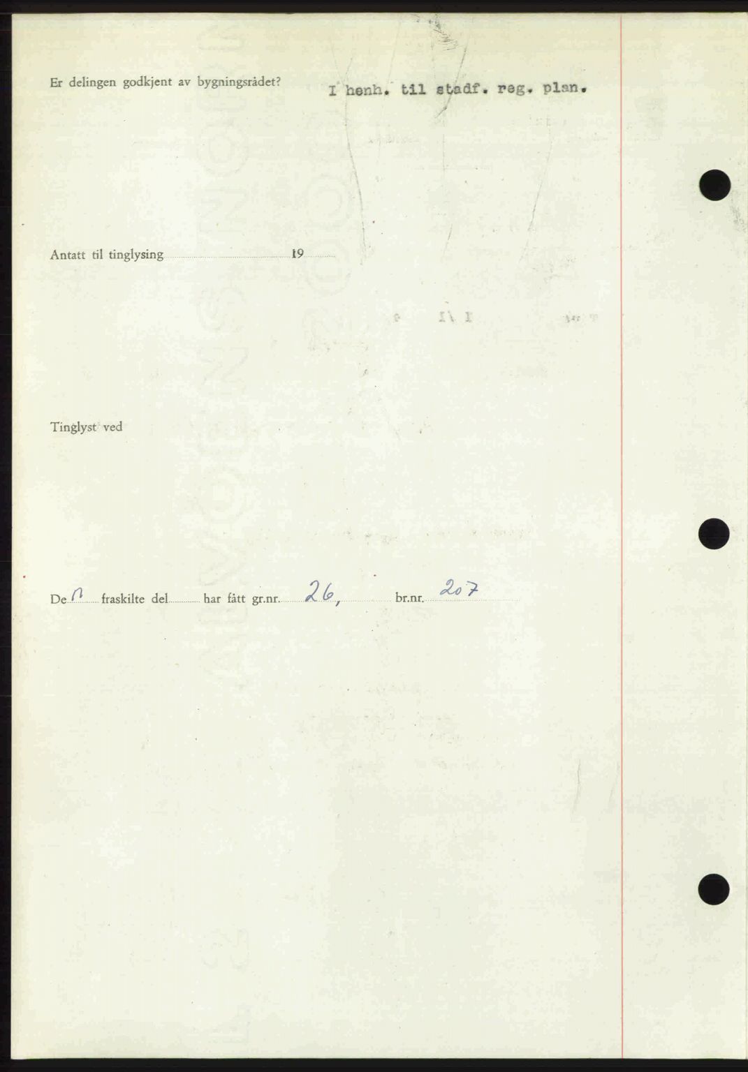 Romsdal sorenskriveri, AV/SAT-A-4149/1/2/2C: Mortgage book no. A28, 1948-1949, Diary no: : 316/1949