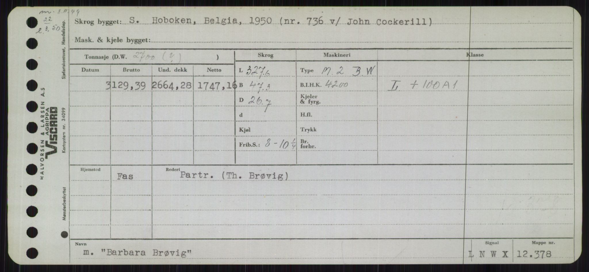 Sjøfartsdirektoratet med forløpere, Skipsmålingen, AV/RA-S-1627/H/Hb/L0001: Fartøy, A-D, p. 147