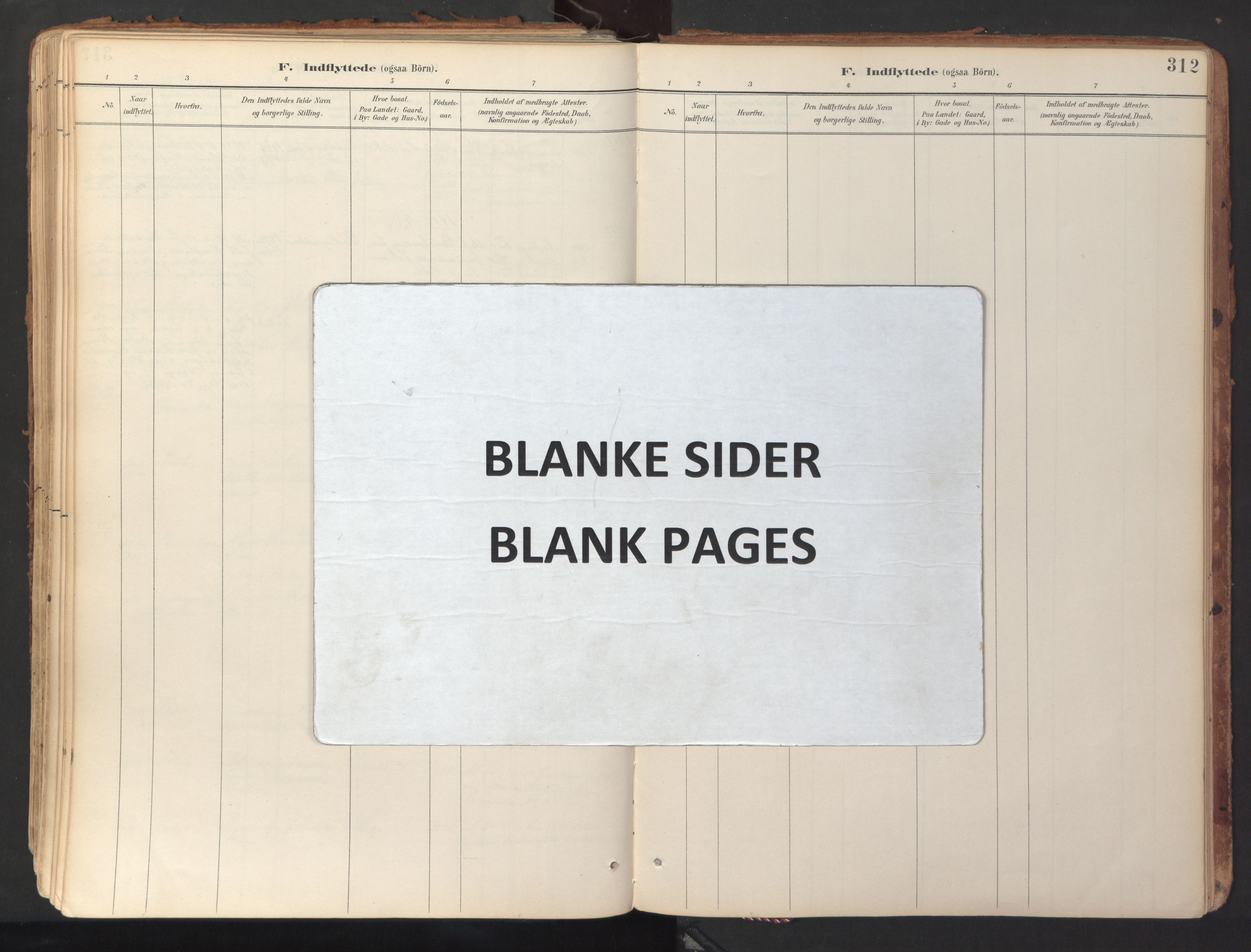 Ministerialprotokoller, klokkerbøker og fødselsregistre - Sør-Trøndelag, SAT/A-1456/689/L1041: Parish register (official) no. 689A06, 1891-1923, p. 312