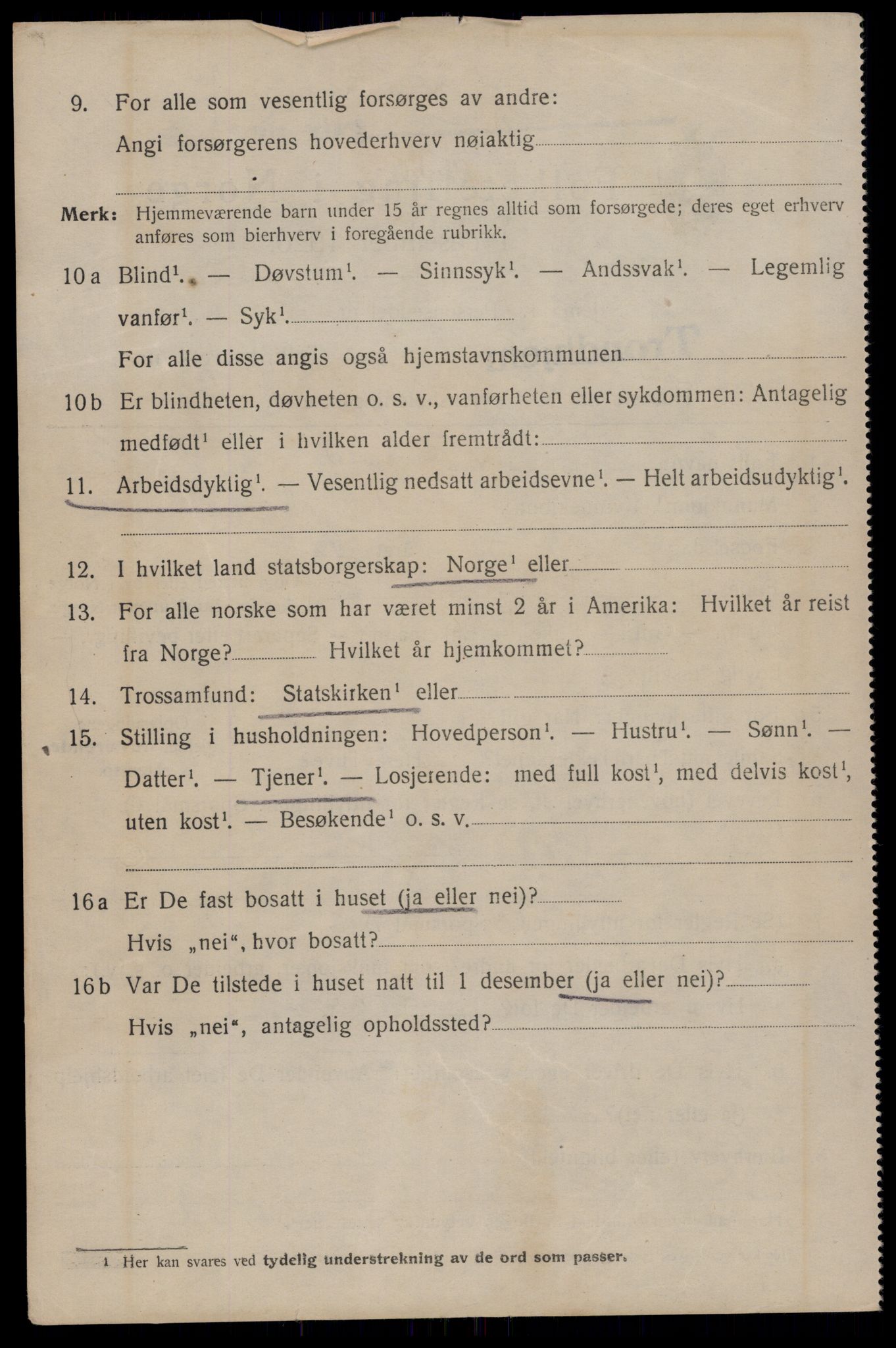 SAT, 1920 census for Trondheim, 1920, p. 78027