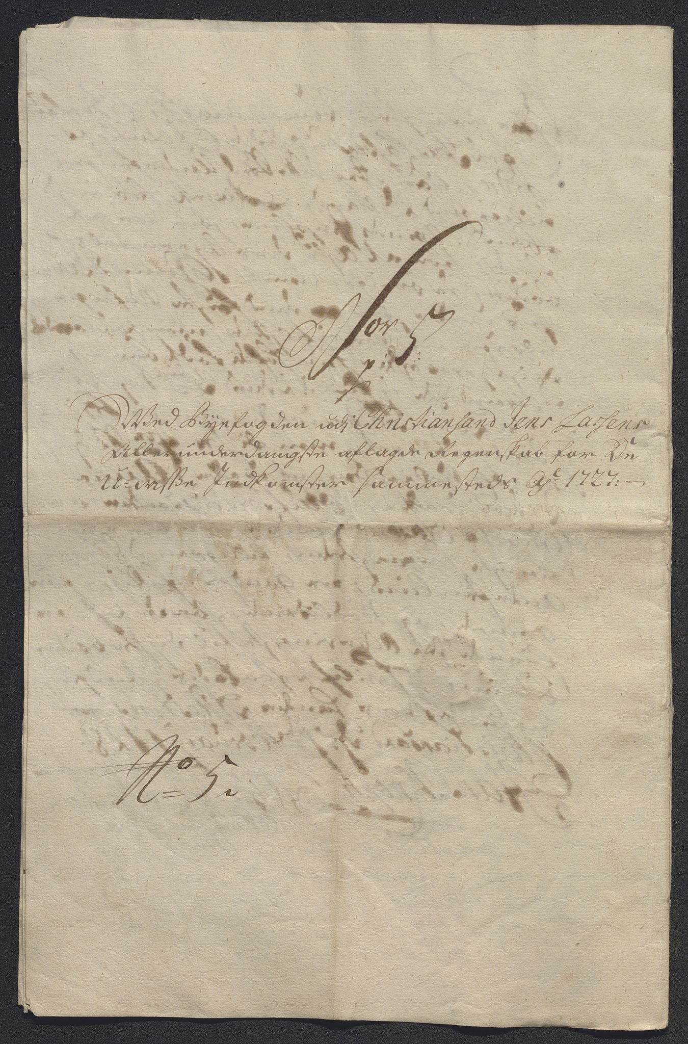 Rentekammeret inntil 1814, Reviderte regnskaper, Byregnskaper, RA/EA-4066/R/Rm/L0286: [M19] Sikt og sakefall, 1719-1727, p. 629