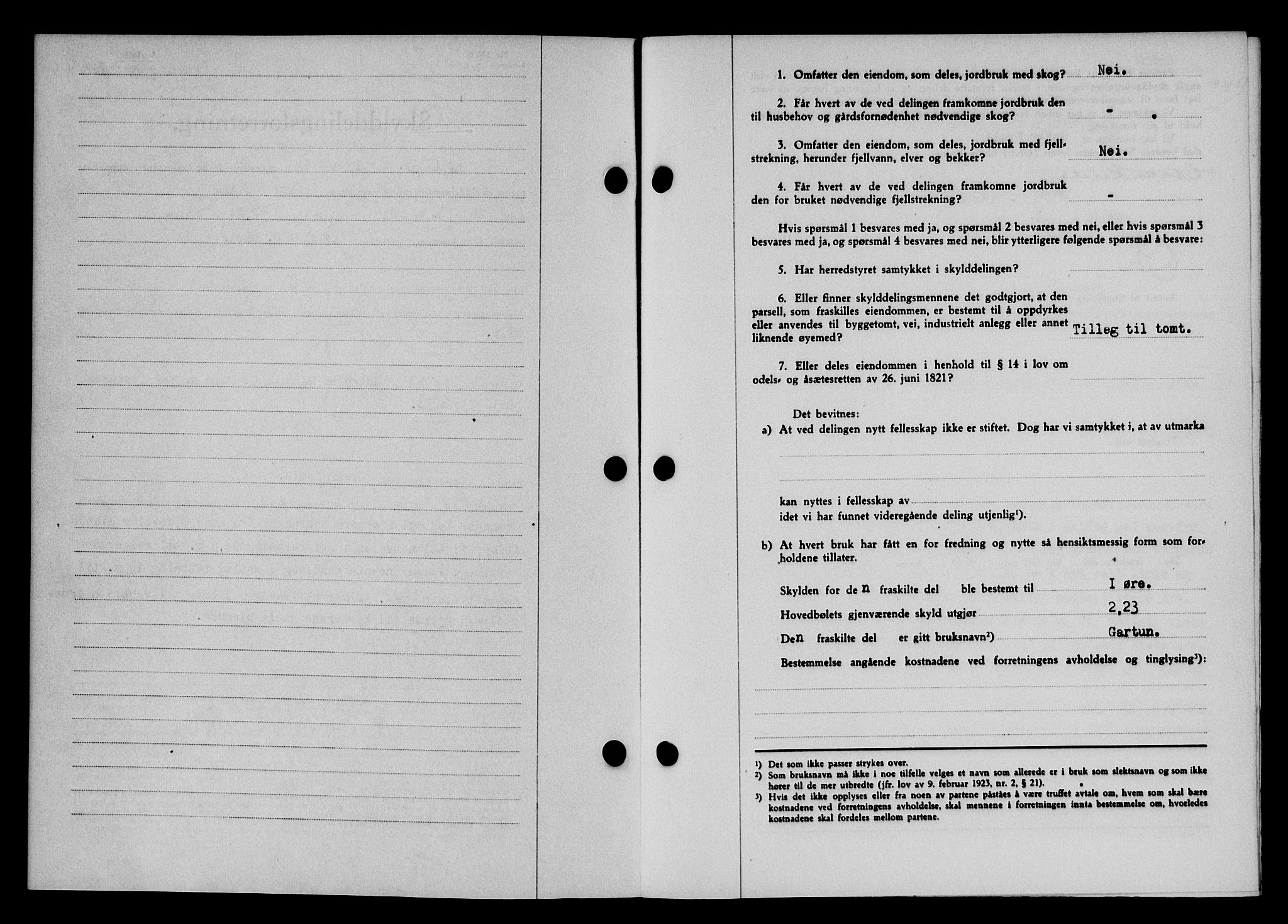 Karmsund sorenskriveri, SAST/A-100311/01/II/IIB/L0081: Mortgage book no. 62A, 1943-1944, Diary no: : 809/1944