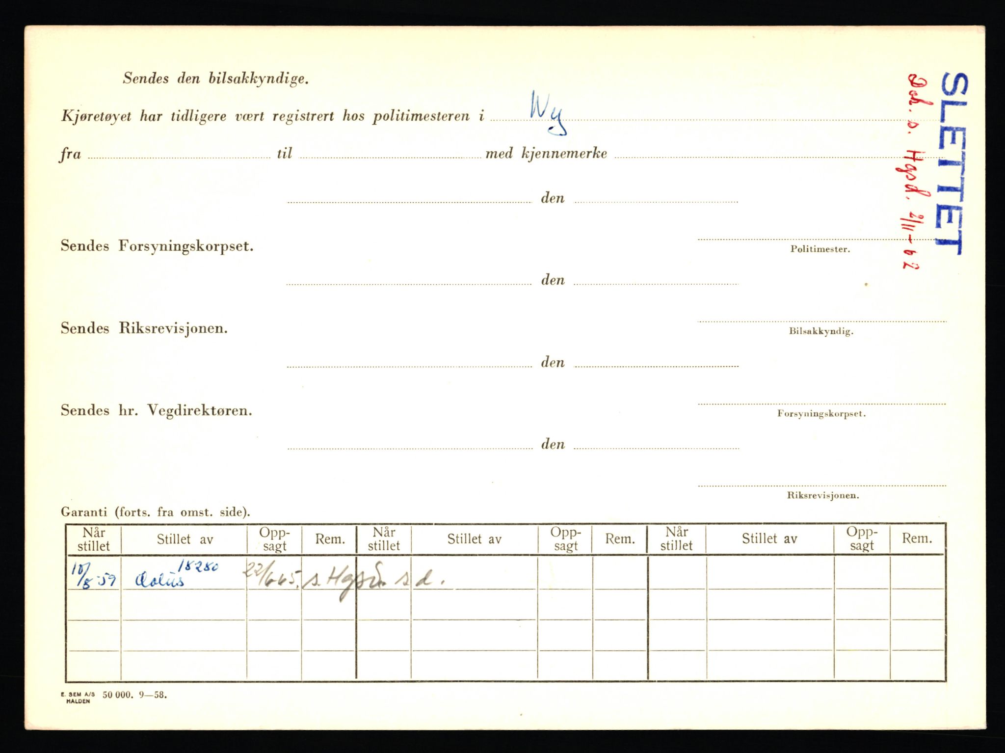 Stavanger trafikkstasjon, AV/SAST-A-101942/0/F/L0065: L-65400 - L-67649, 1930-1971, p. 1384