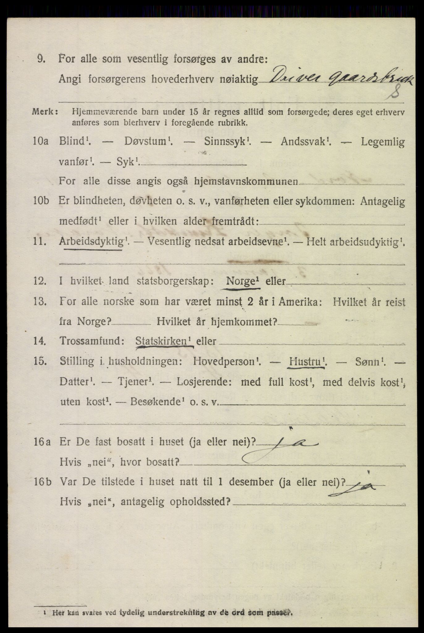 SAH, 1920 census for Nord-Aurdal, 1920, p. 8373