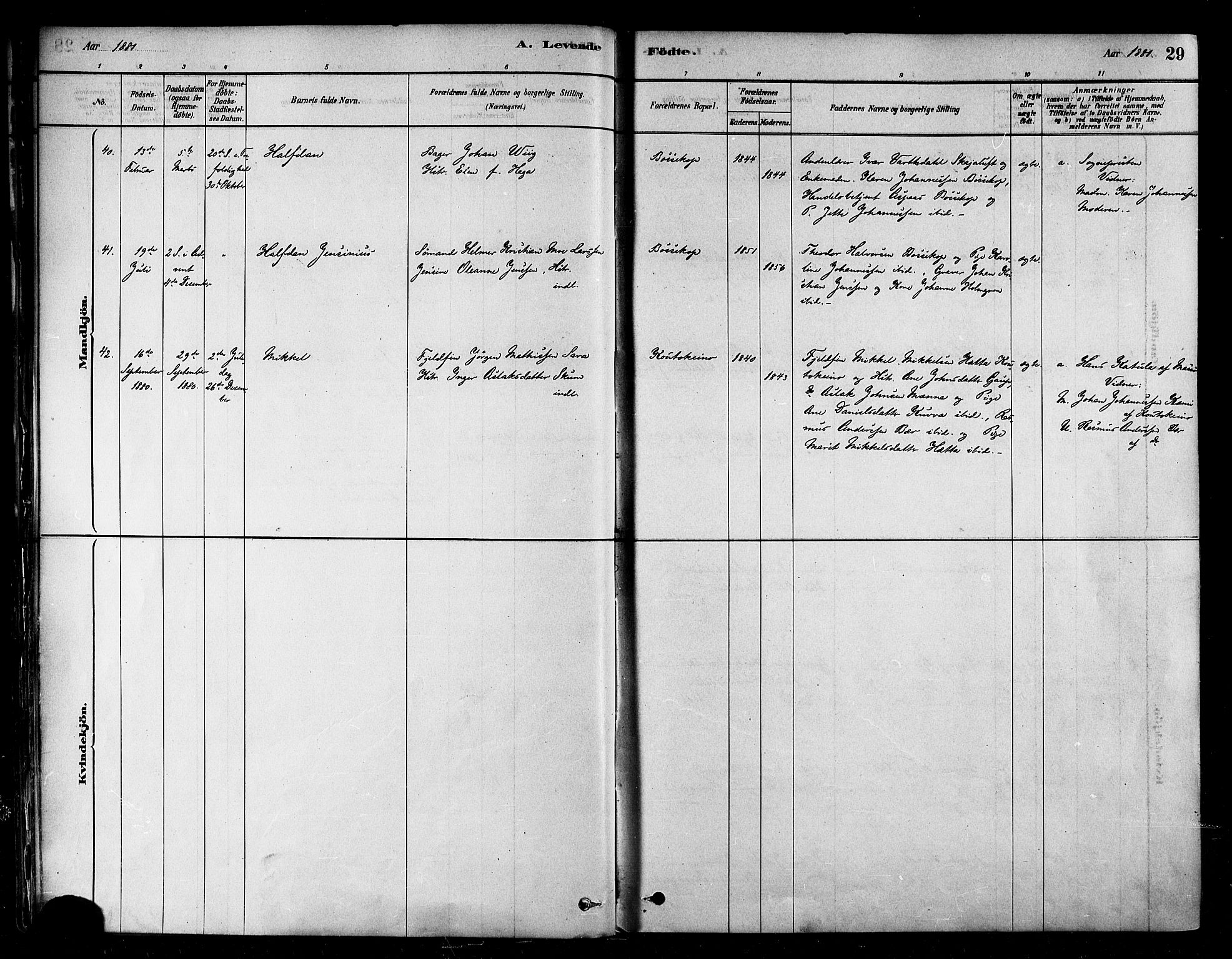 Alta sokneprestkontor, SATØ/S-1338/H/Ha/L0002.kirke: Parish register (official) no. 2, 1879-1892, p. 29