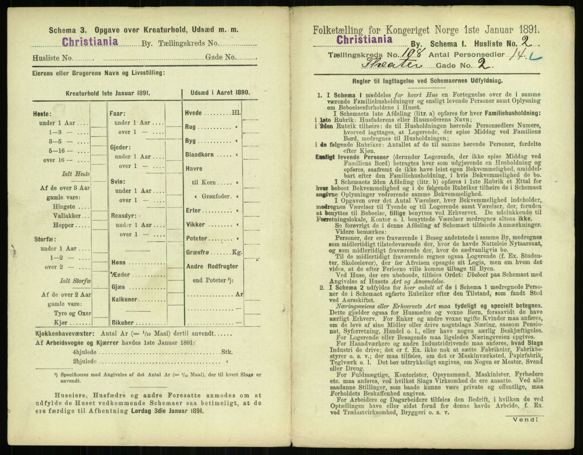 RA, 1891 census for 0301 Kristiania, 1891, p. 55369