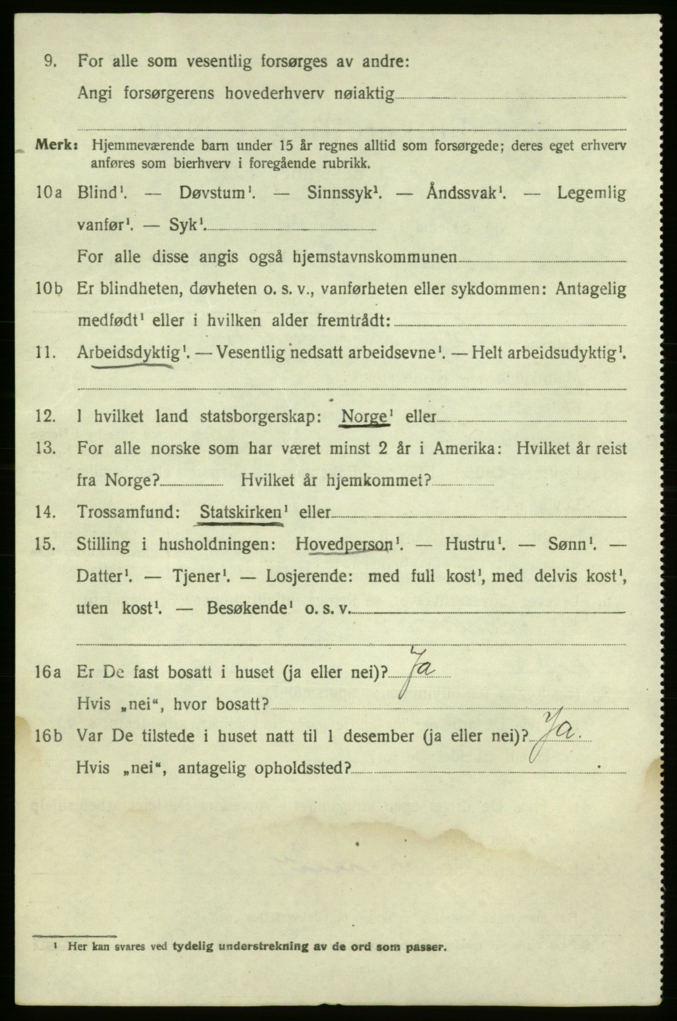 SAO, 1920 census for Fredrikshald, 1920, p. 22404