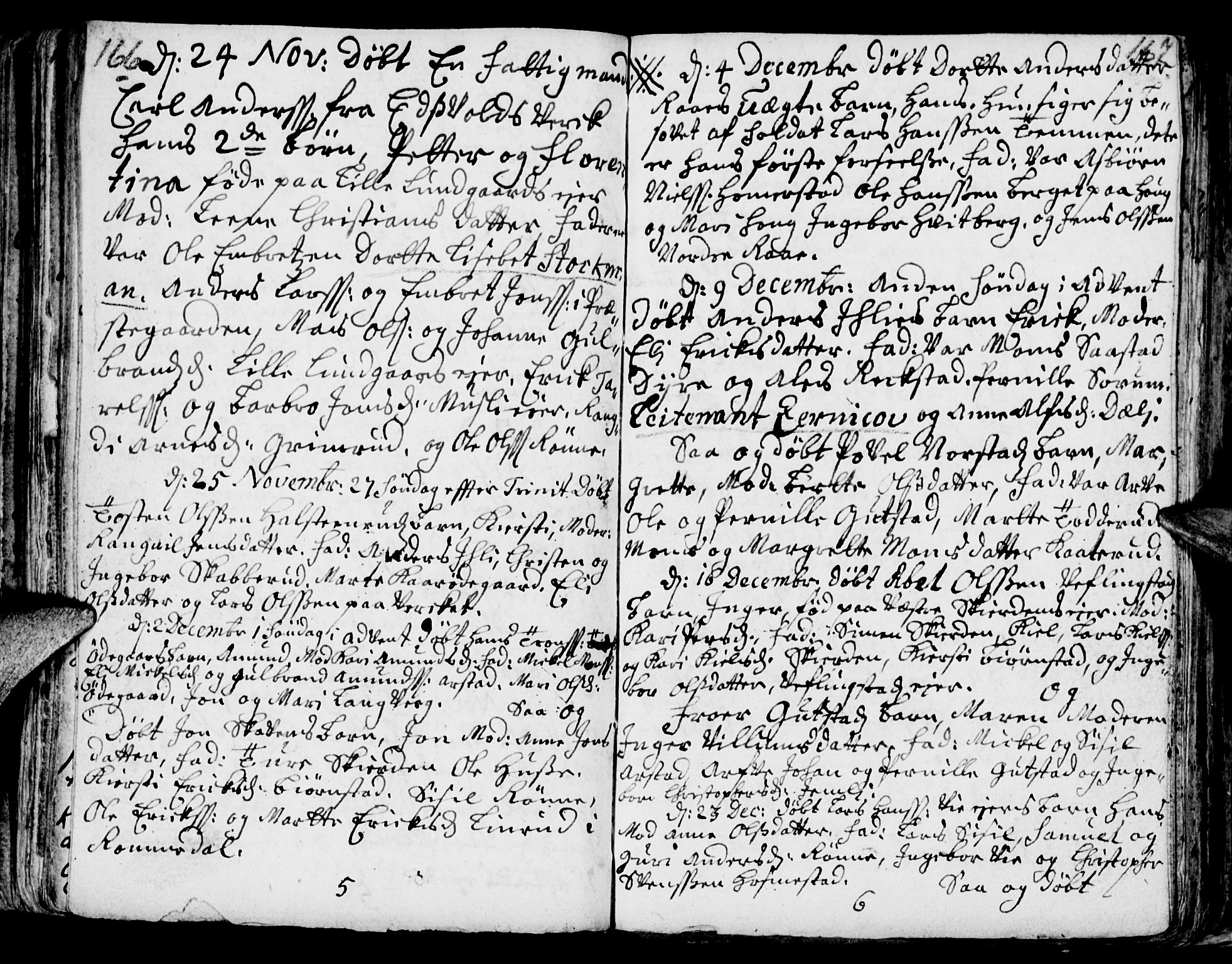 Stange prestekontor, AV/SAH-PREST-002/K/L0002: Parish register (official) no. 2, 1724-1740, p. 166-167