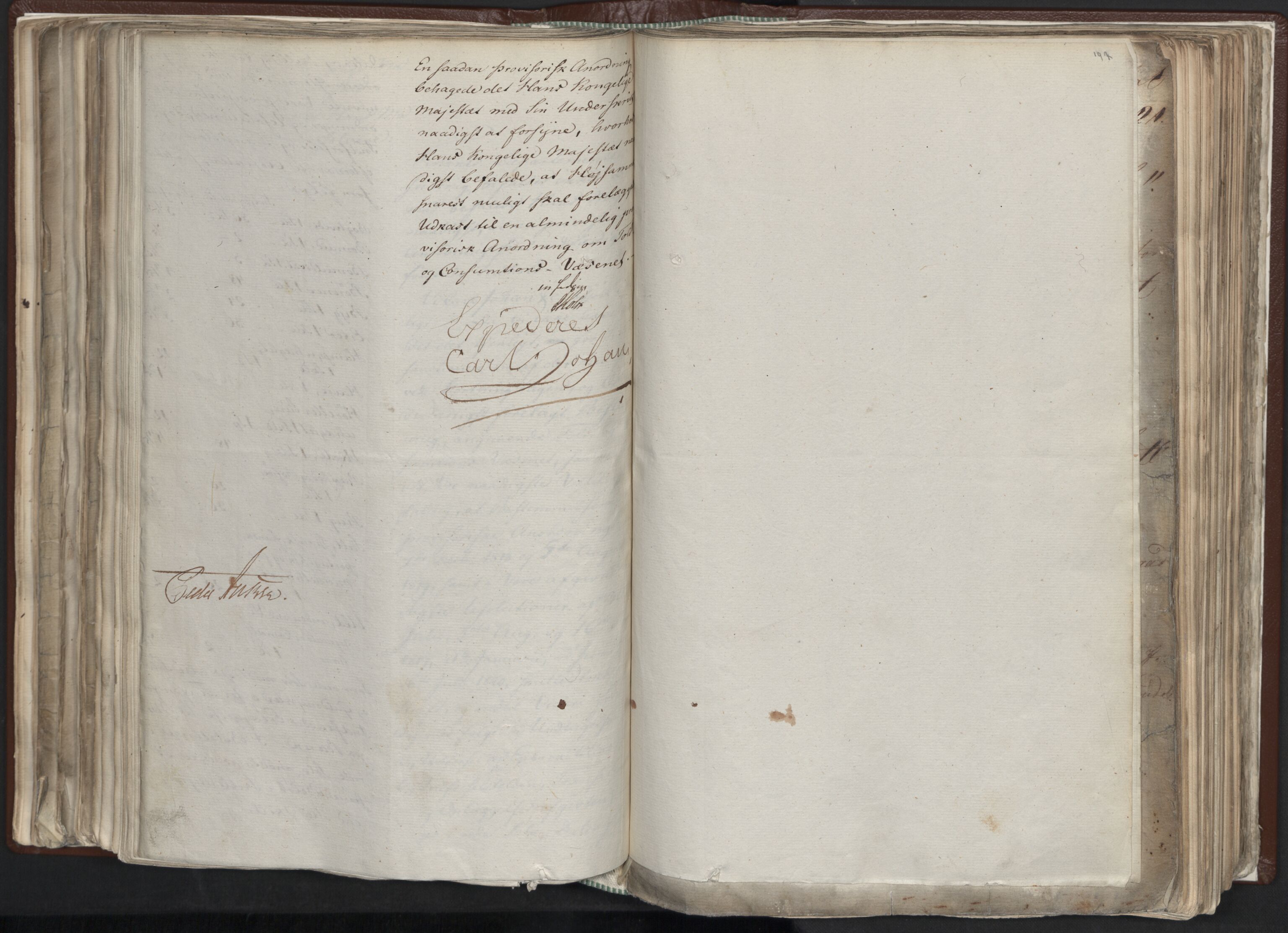 Statsrådssekretariatet, AV/RA-S-1001/A/Ab/L0012: Kgl. res. nr. 5679-6008 II, 1821, p. 196b-197a