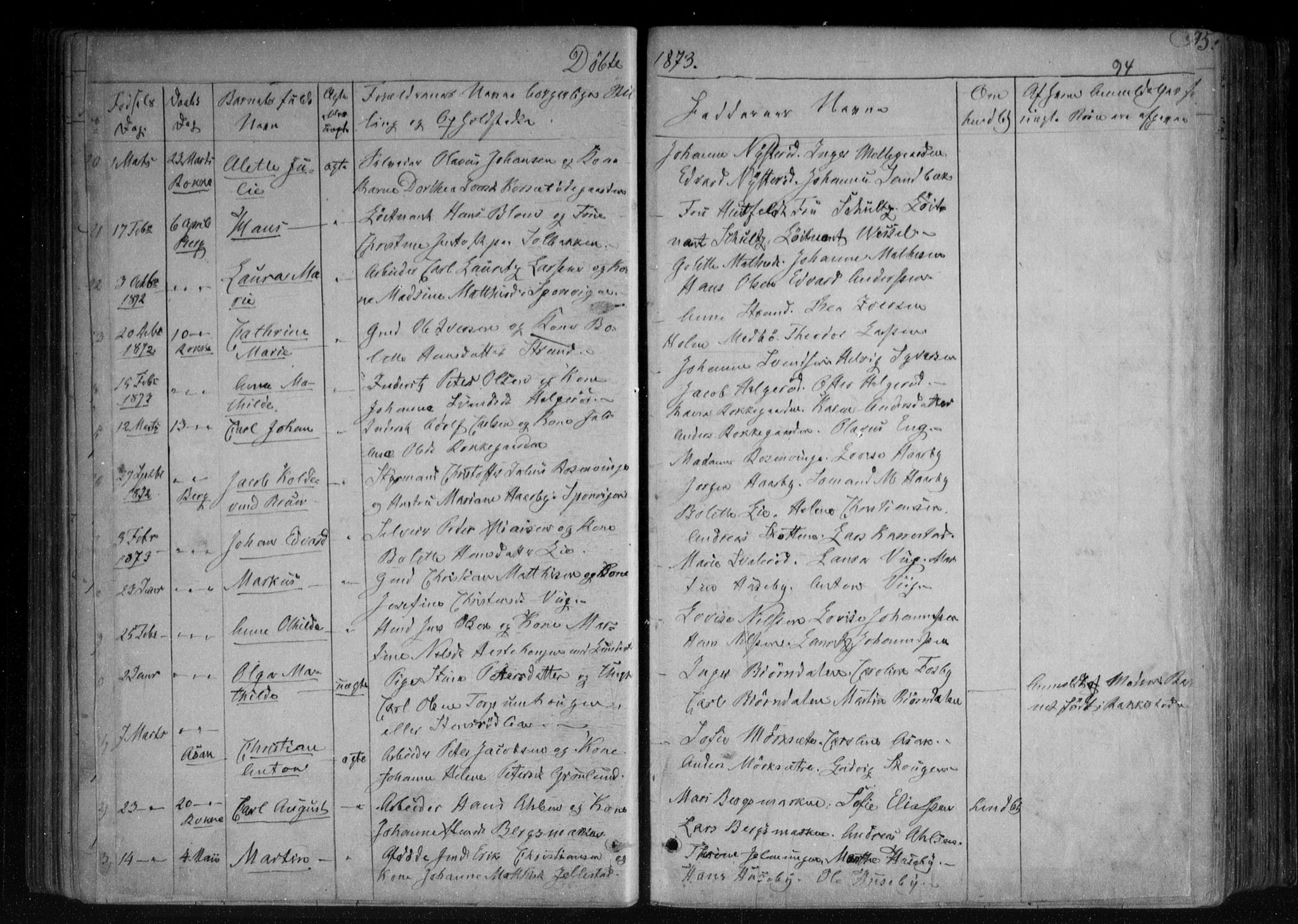 Berg prestekontor Kirkebøker, SAO/A-10902/F/Fa/L0005: Parish register (official) no. I 5, 1861-1877, p. 94