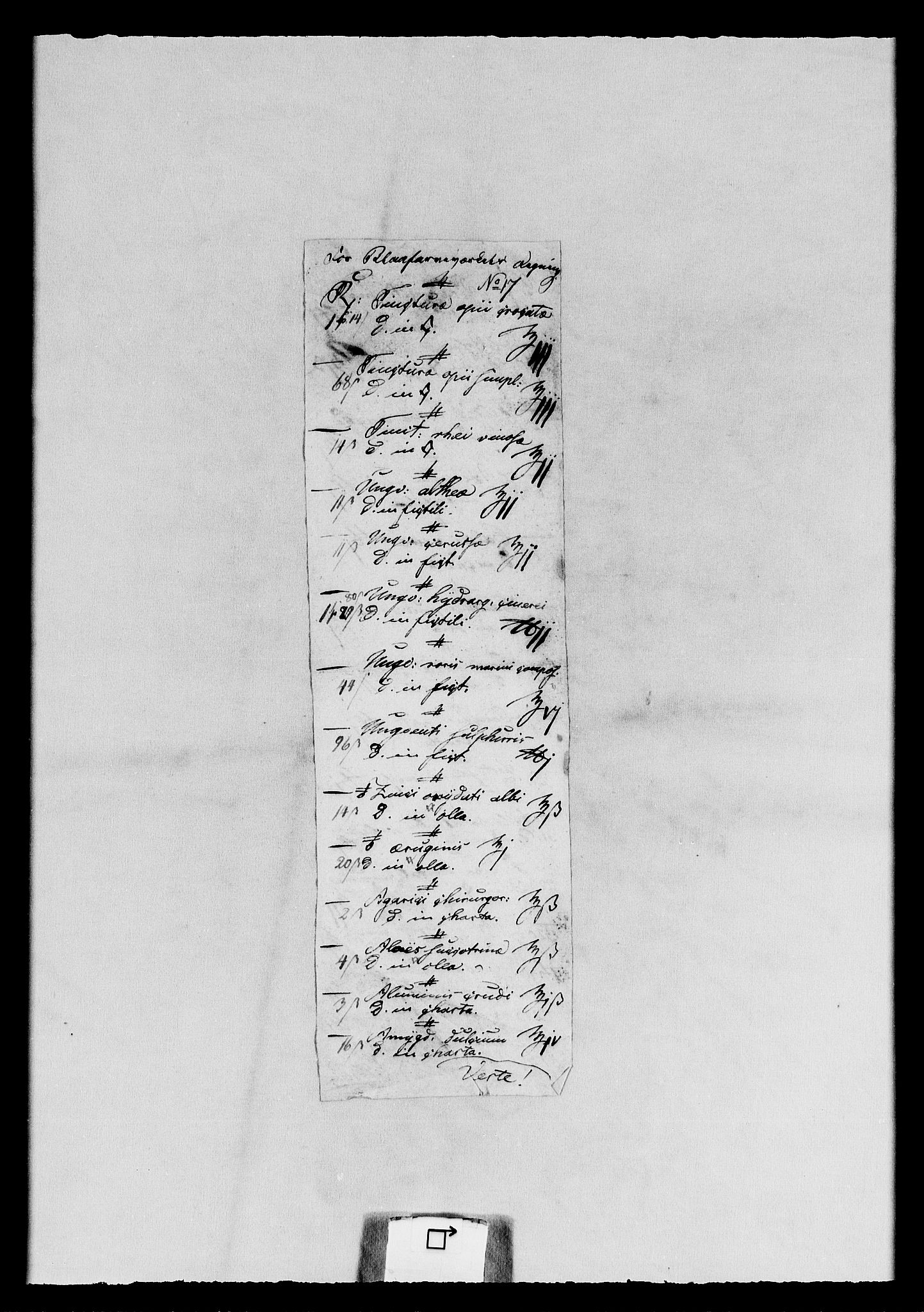 Modums Blaafarveværk, AV/RA-PA-0157/G/Gh/L0380/0002: -- / Diverse dokument ang. pigen Ellen Marie Olsdatters Indleggelse paa Rigshospitalet, 1825-1849, p. 7