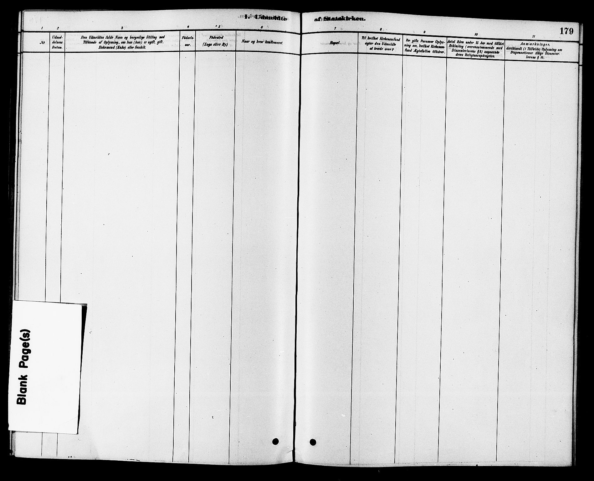 Modum kirkebøker, AV/SAKO-A-234/F/Fa/L0015: Parish register (official) no. 15 /1, 1877-1889, p. 179