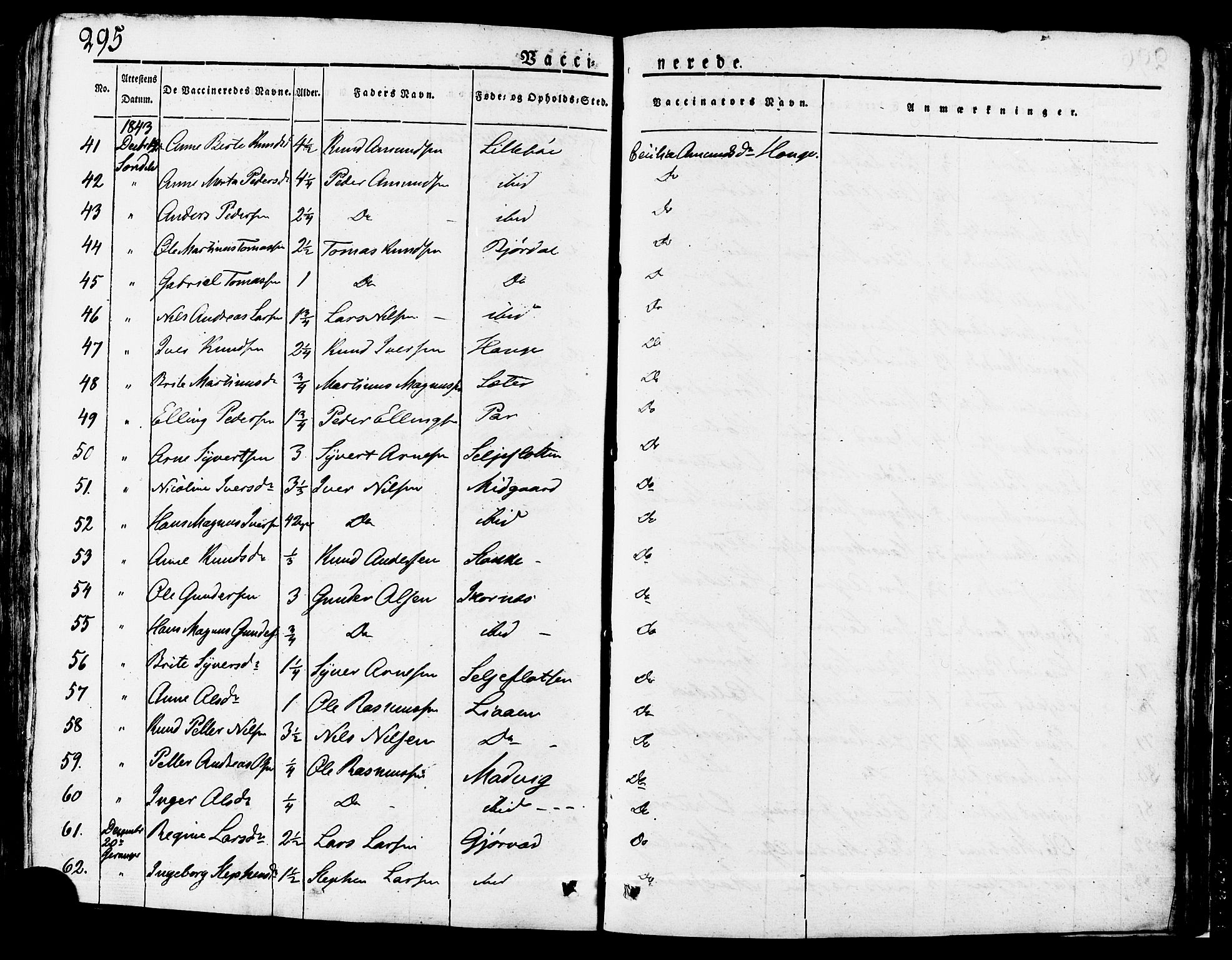 Ministerialprotokoller, klokkerbøker og fødselsregistre - Møre og Romsdal, AV/SAT-A-1454/517/L0221: Parish register (official) no. 517A01, 1827-1858, p. 295