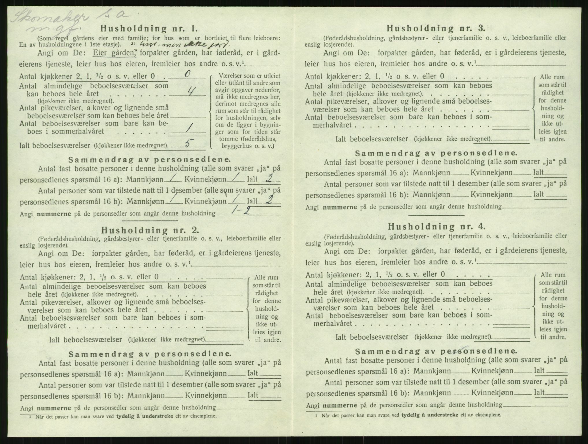 SAT, 1920 census for Stangvik, 1920, p. 563